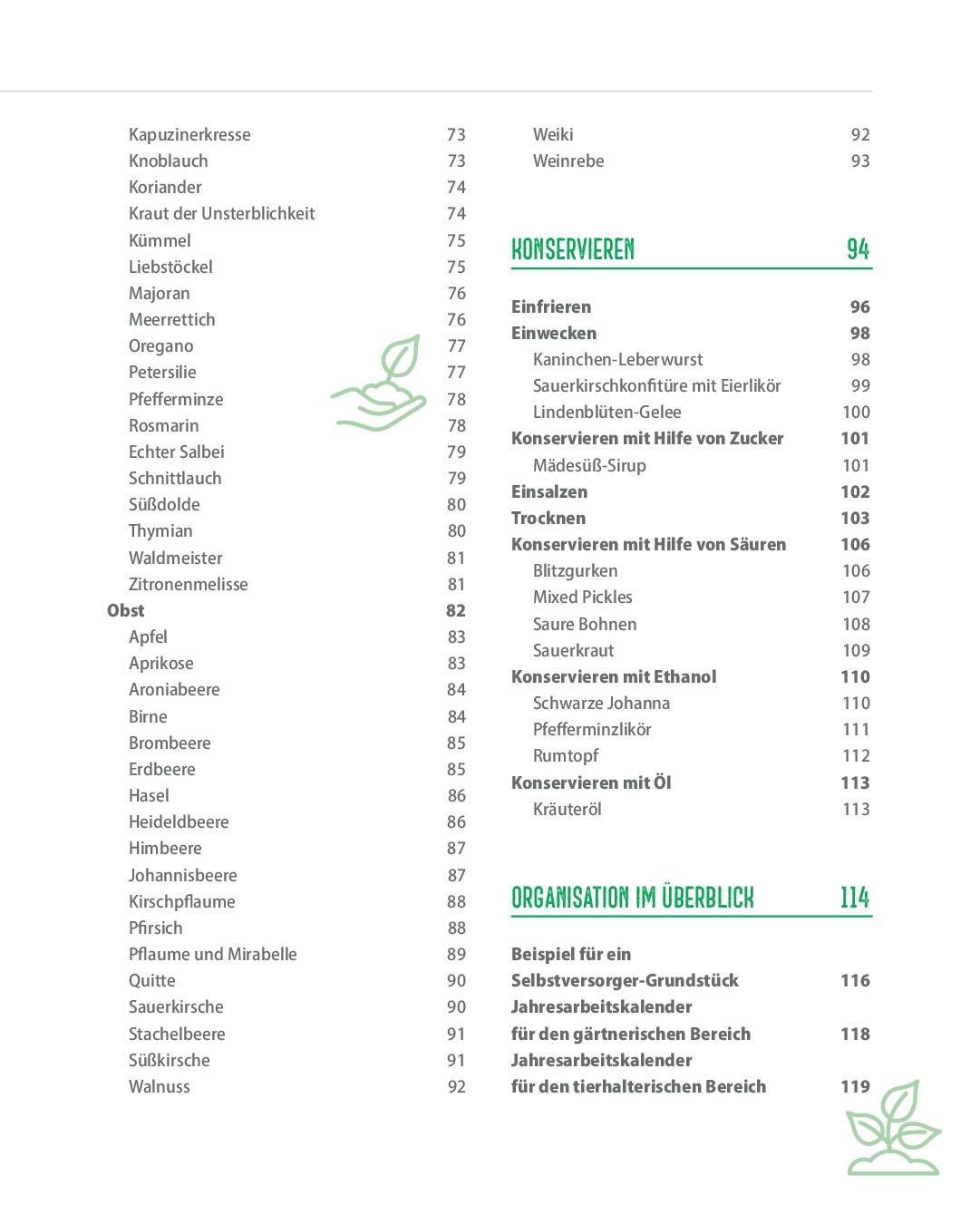 Beispielinhalt (Bild) Einfache und schnelle Selbstversorgung