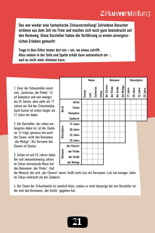 Beispielinhalt (Bild) Super Rätselblock ab 12 Jahren. Faltpläne, Logicals, Sudokus und viele andere Rätsel