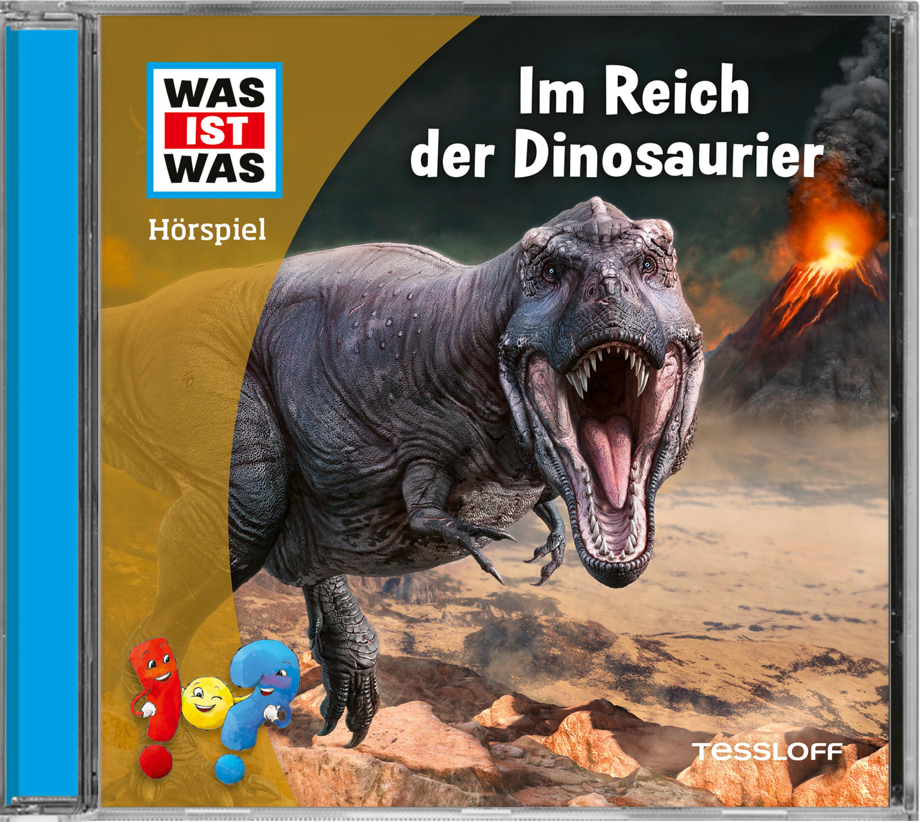 Vorderes Coverbild WAS IST WAS Hörspiel. Im Reich der Dinosaurier
