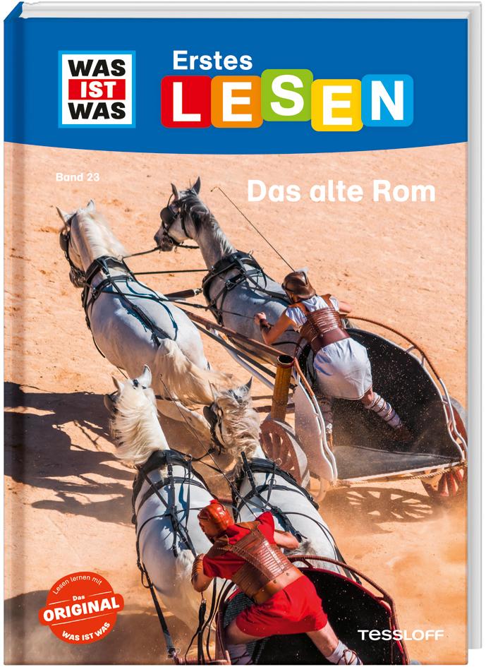 Vorderes Coverbild WAS IST WAS Erstes Lesen Band 23. Das alte Rom