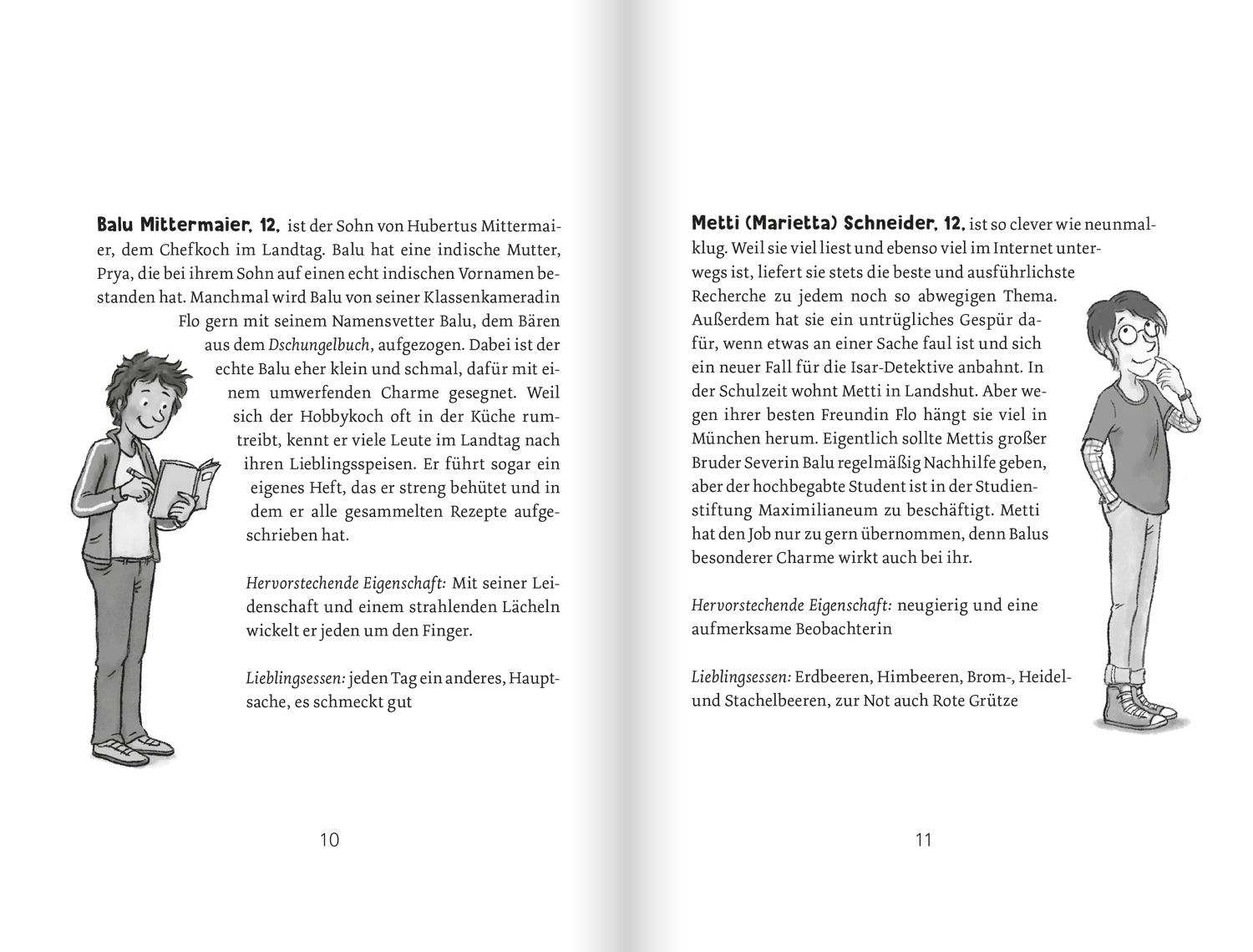 Beispielinhalt (Bild) Die Isar-Detektive 3. Eine Falle für die Fahrraddiebe