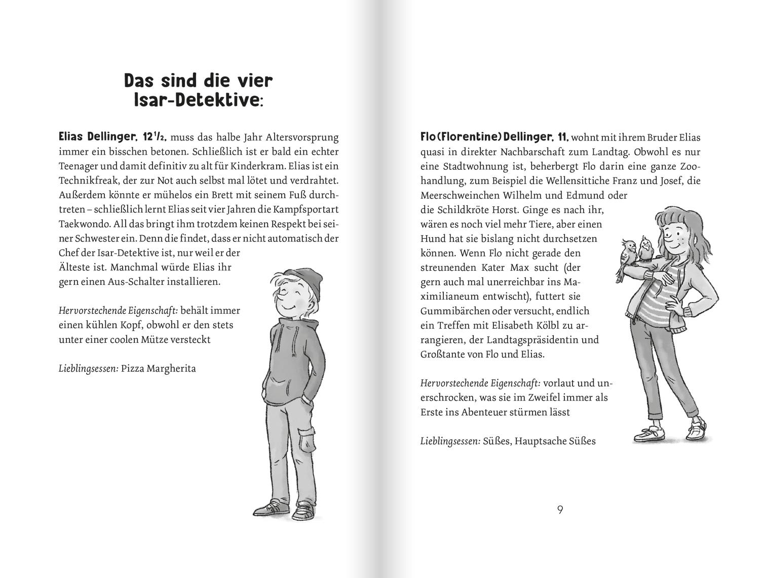 Beispielinhalt (Bild) Die Isar-Detektive 3. Eine Falle für die Fahrraddiebe