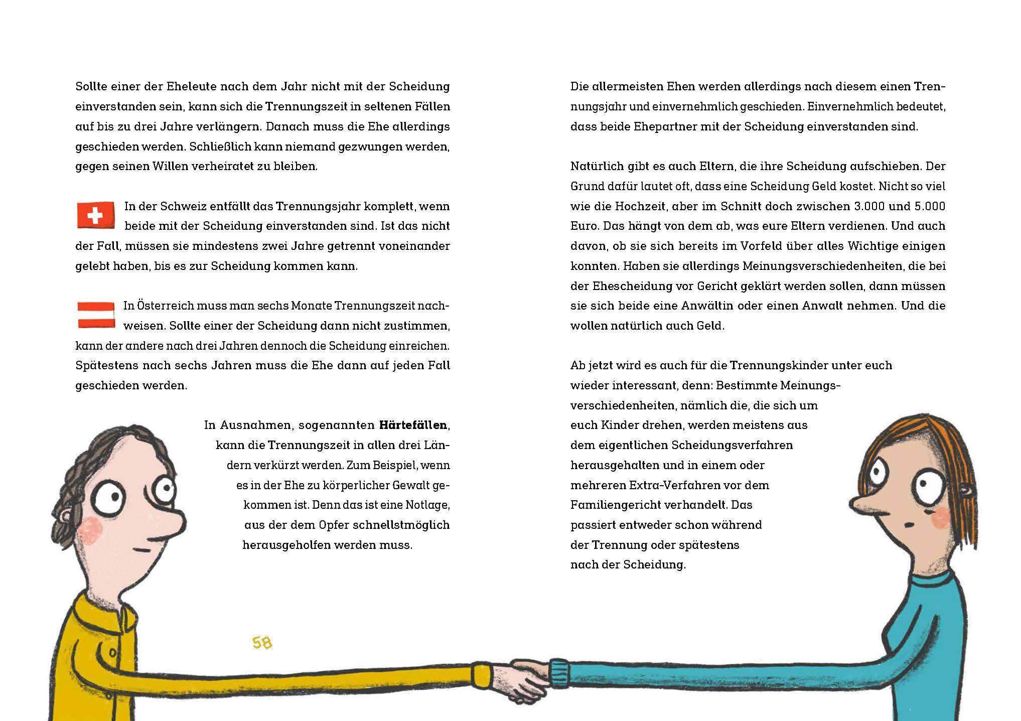 Beispielinhalt (Bild) Vorsicht, frisch geschieden!