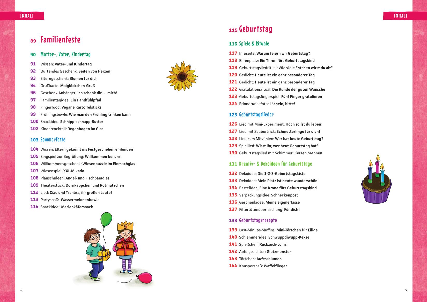 Beispielinhalt (Bild) Unsere Feste im Kindergarten - Die schönsten Feier- und Spielideen für Januar bis Juni