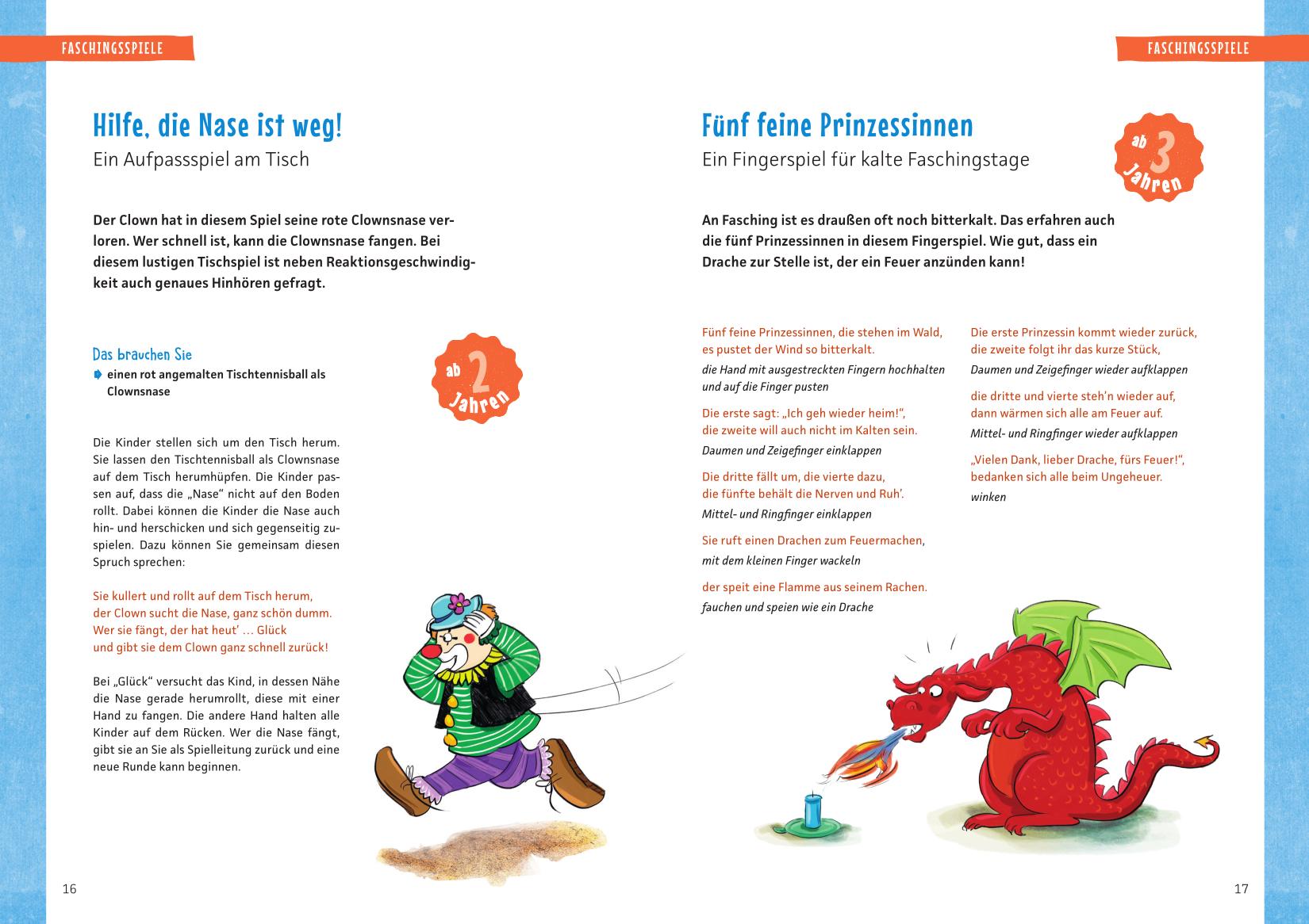 Beispielinhalt (Bild) Unsere Feste im Kindergarten - Die schönsten Feier- und Spielideen für Januar bis Juni