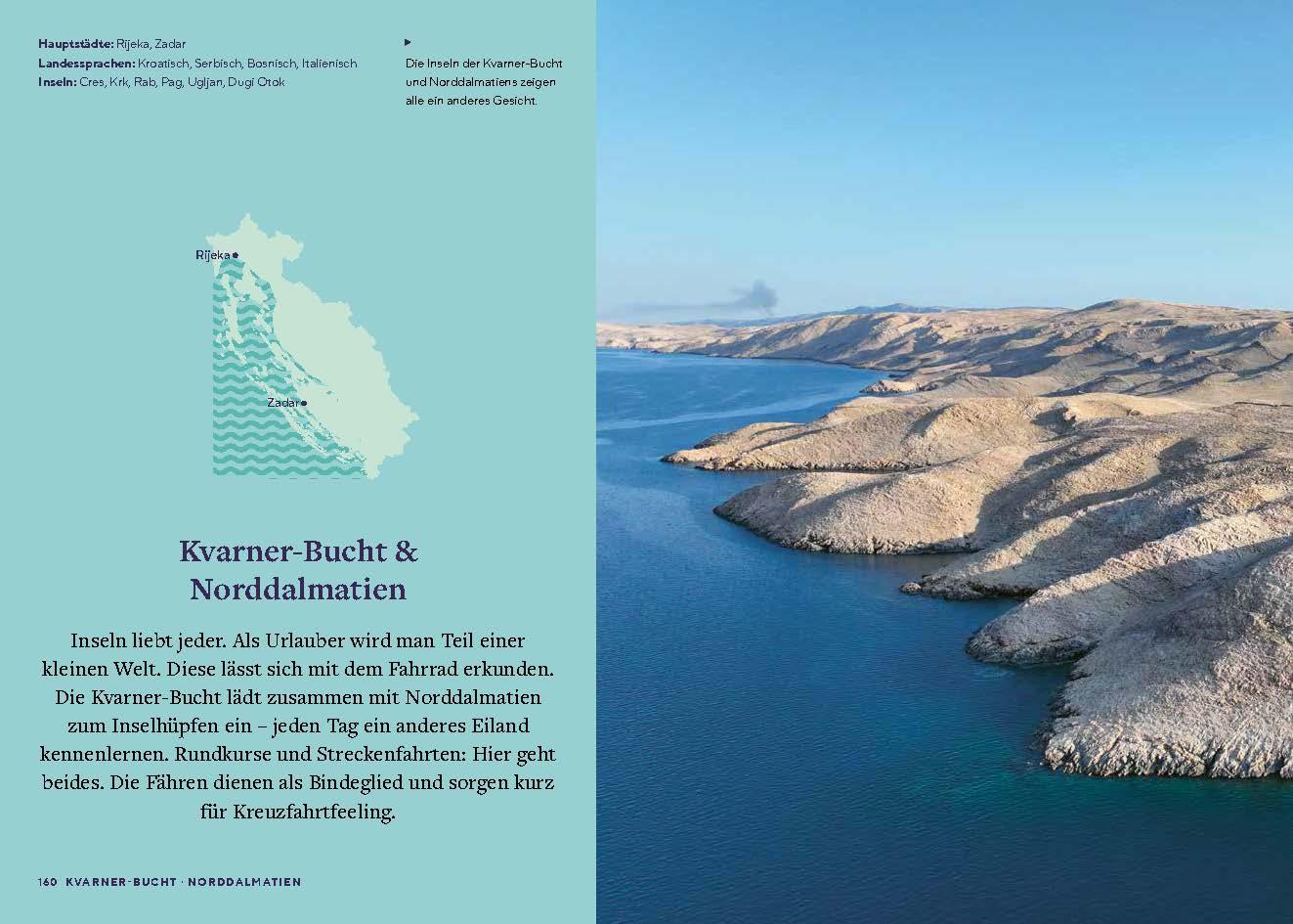 Beispielinhalt (Bild) Das große Adria Radreisebuch