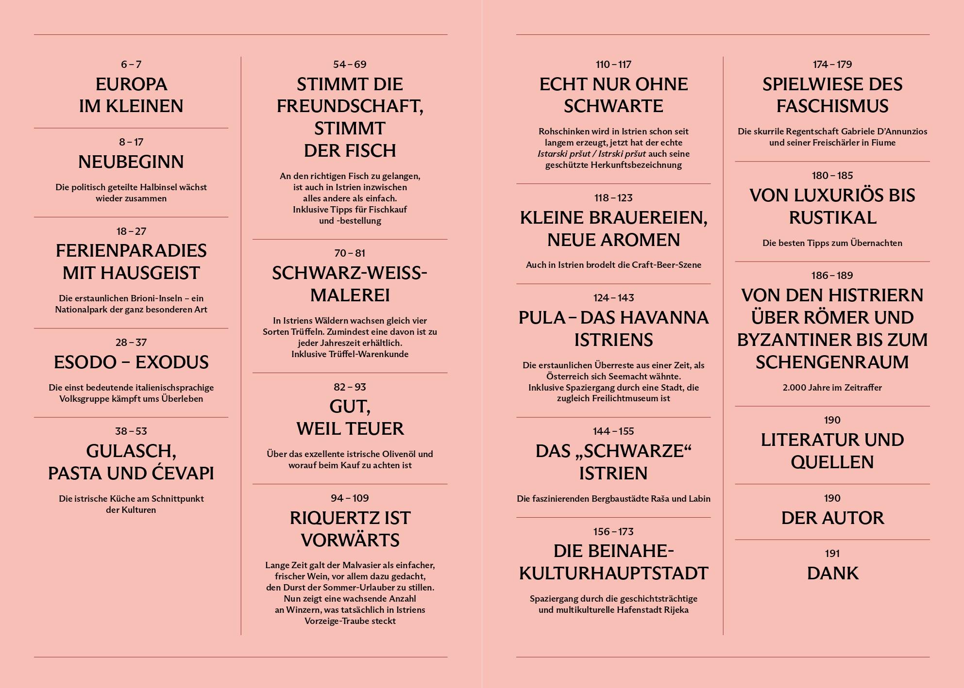 Beispielinhalt (Bild) Istrien und Rijeka für Fortgeschrittene