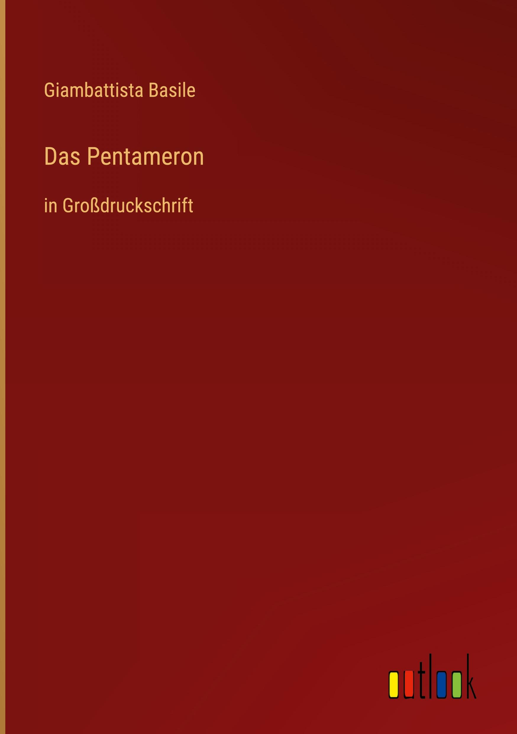 Vorderes Coverbild Das Pentameron