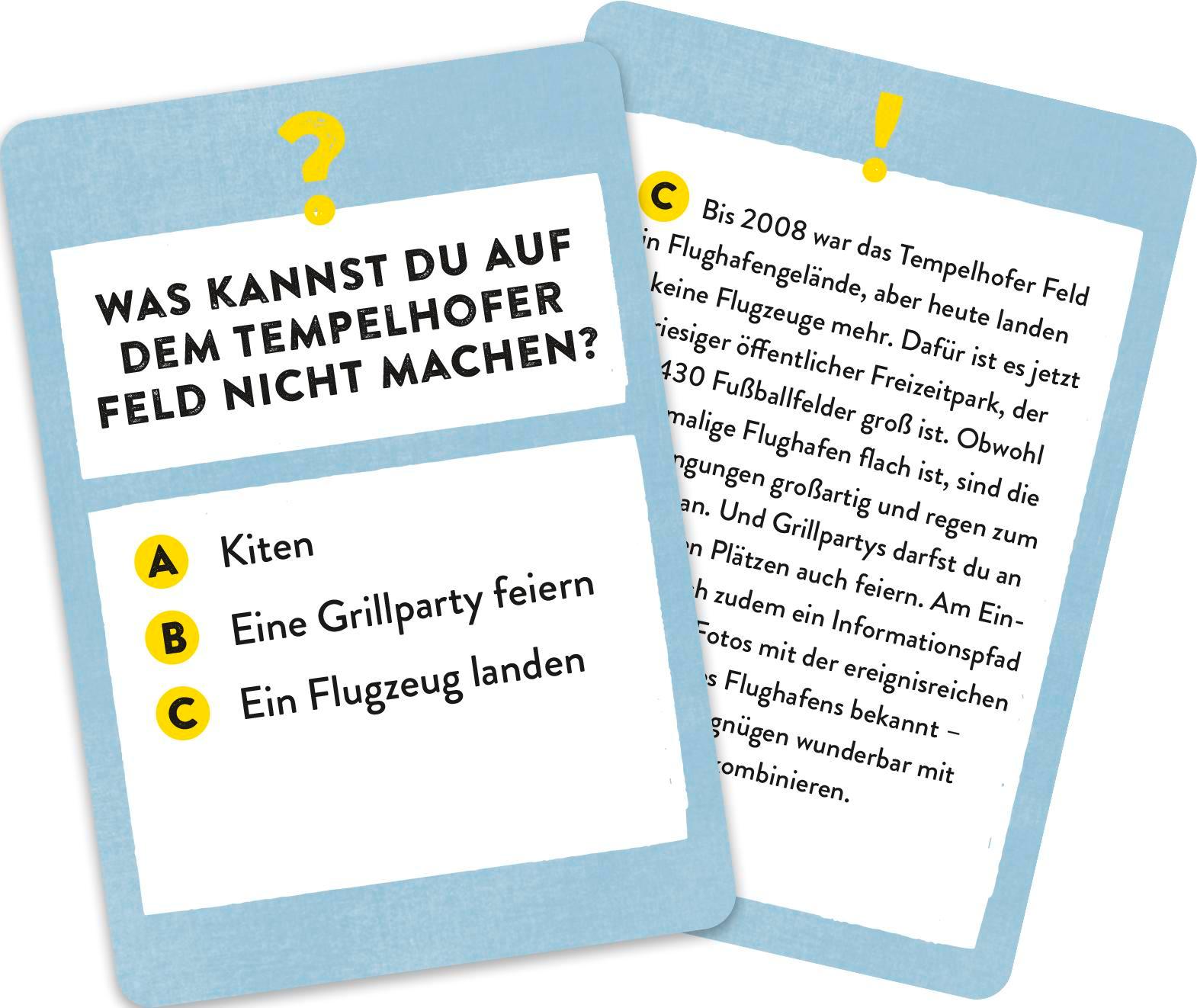 Beispielinhalt (Bild) Wer hätte das gedacht?! Das Unnützes Wissen-Quiz Berlin
