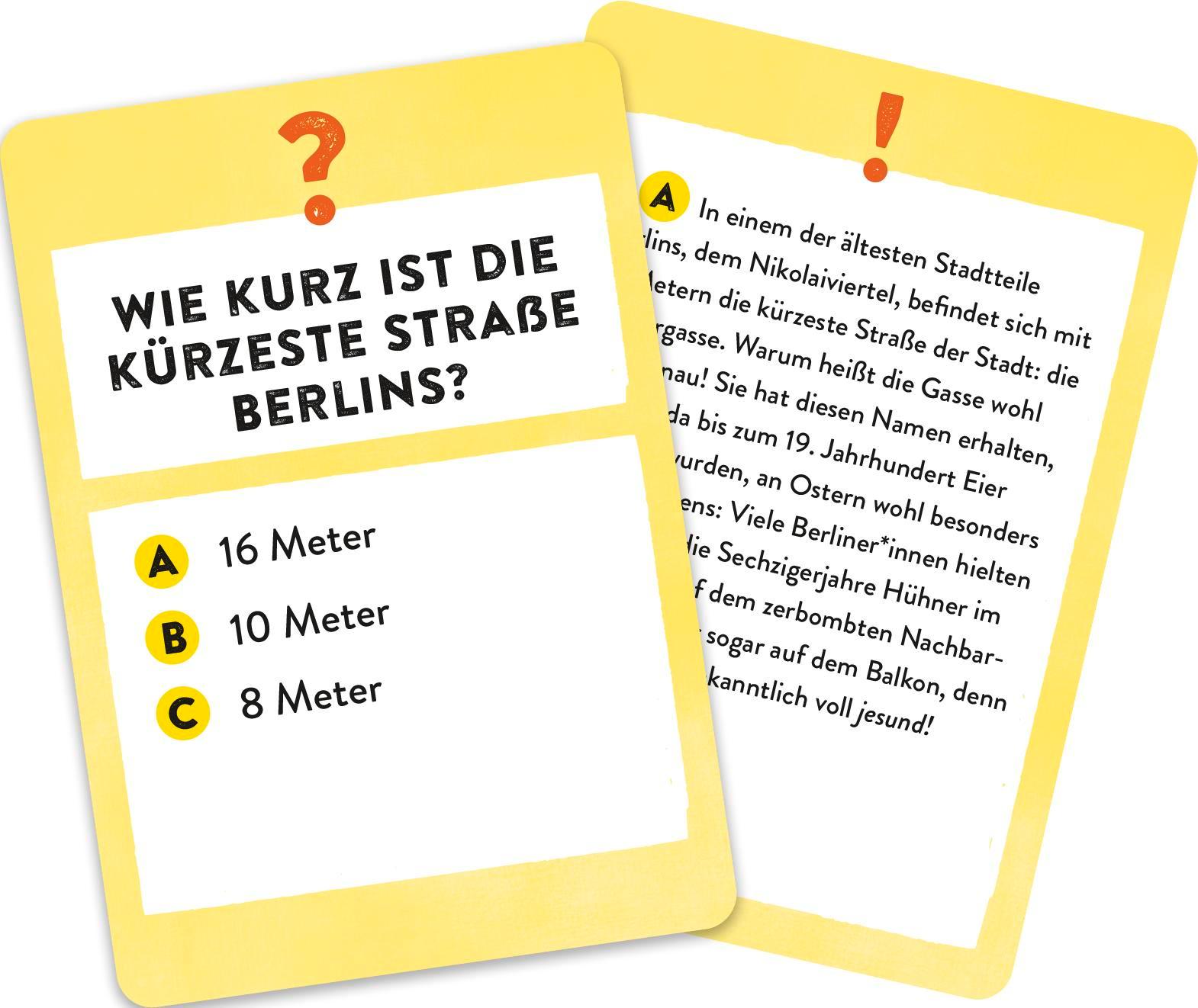 Beispielinhalt (Bild) Wer hätte das gedacht?! Das Unnützes Wissen-Quiz Berlin