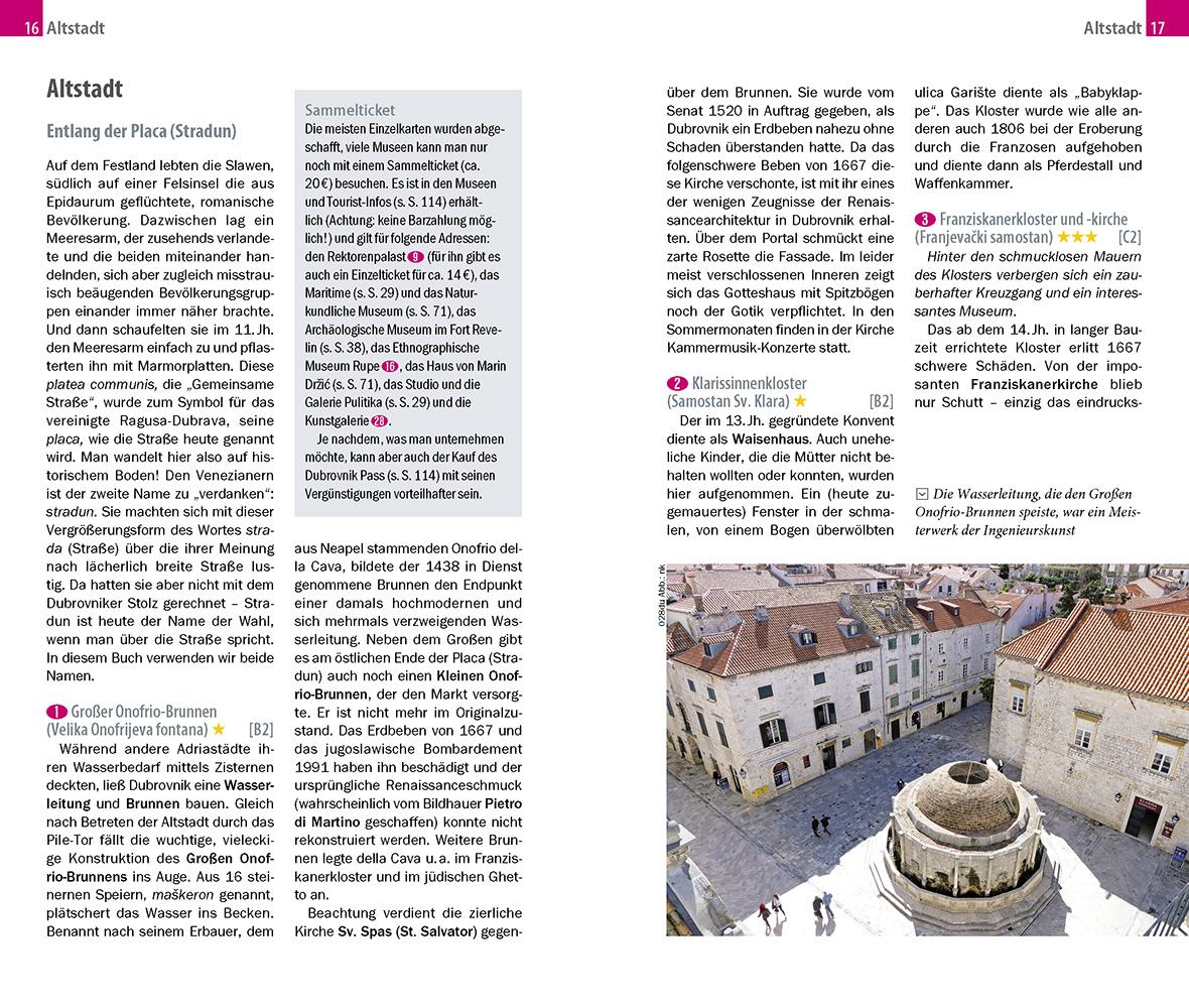 Beispielinhalt (Bild) Reise Know-How CityTrip Dubrovnik