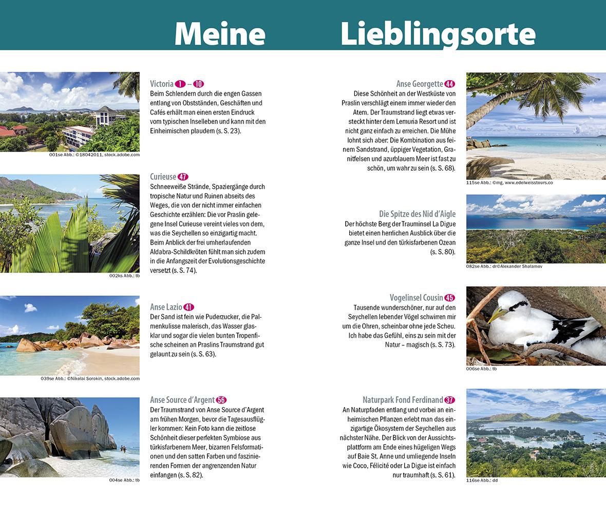 Beispielinhalt (Bild) Reise Know-How InselTrip Seychellen
