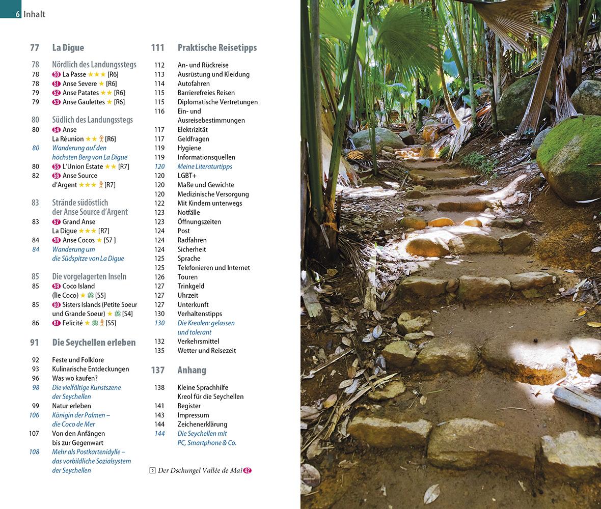 Beispielinhalt (Bild) Reise Know-How InselTrip Seychellen