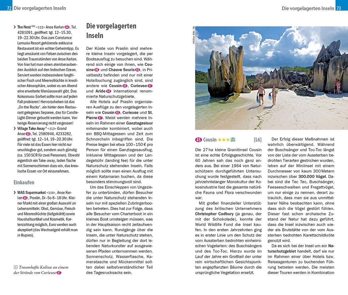 Beispielinhalt (Bild) Reise Know-How InselTrip Seychellen