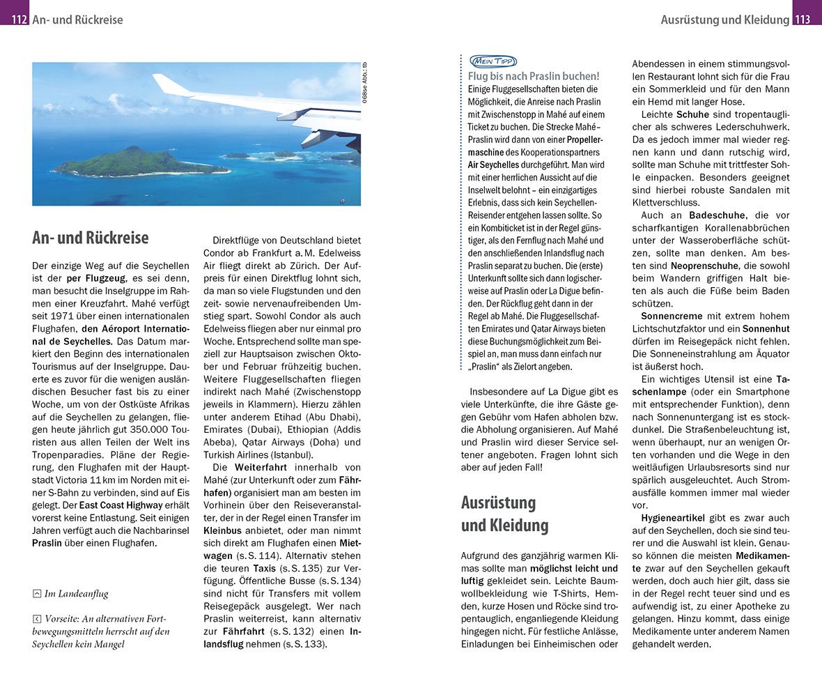 Beispielinhalt (Bild) Reise Know-How InselTrip Seychellen