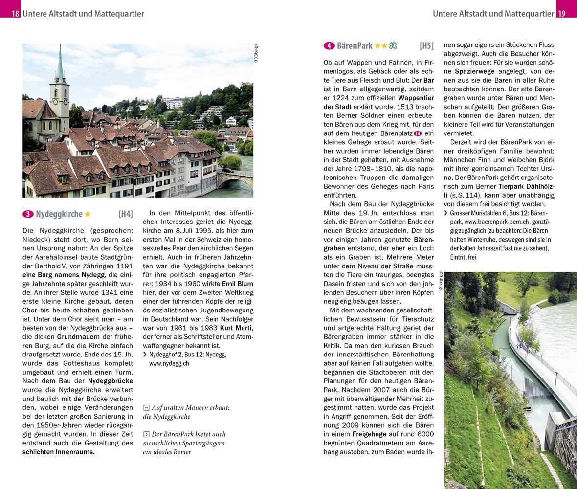 Beispielinhalt (Bild) Reise Know-How CityTrip Bern