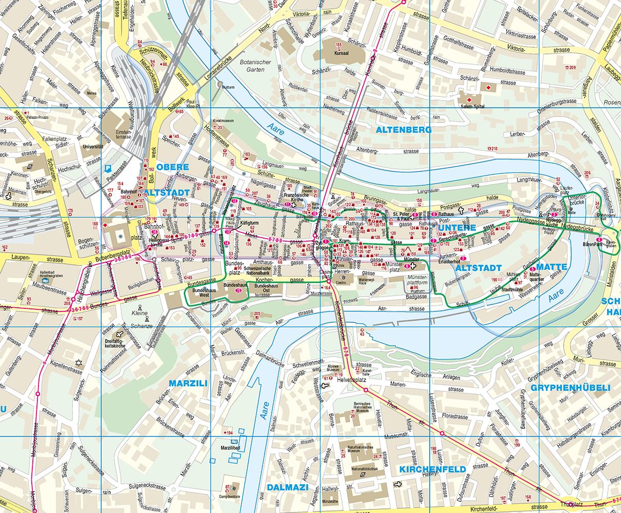 Beispielinhalt (Bild) Reise Know-How CityTrip Bern