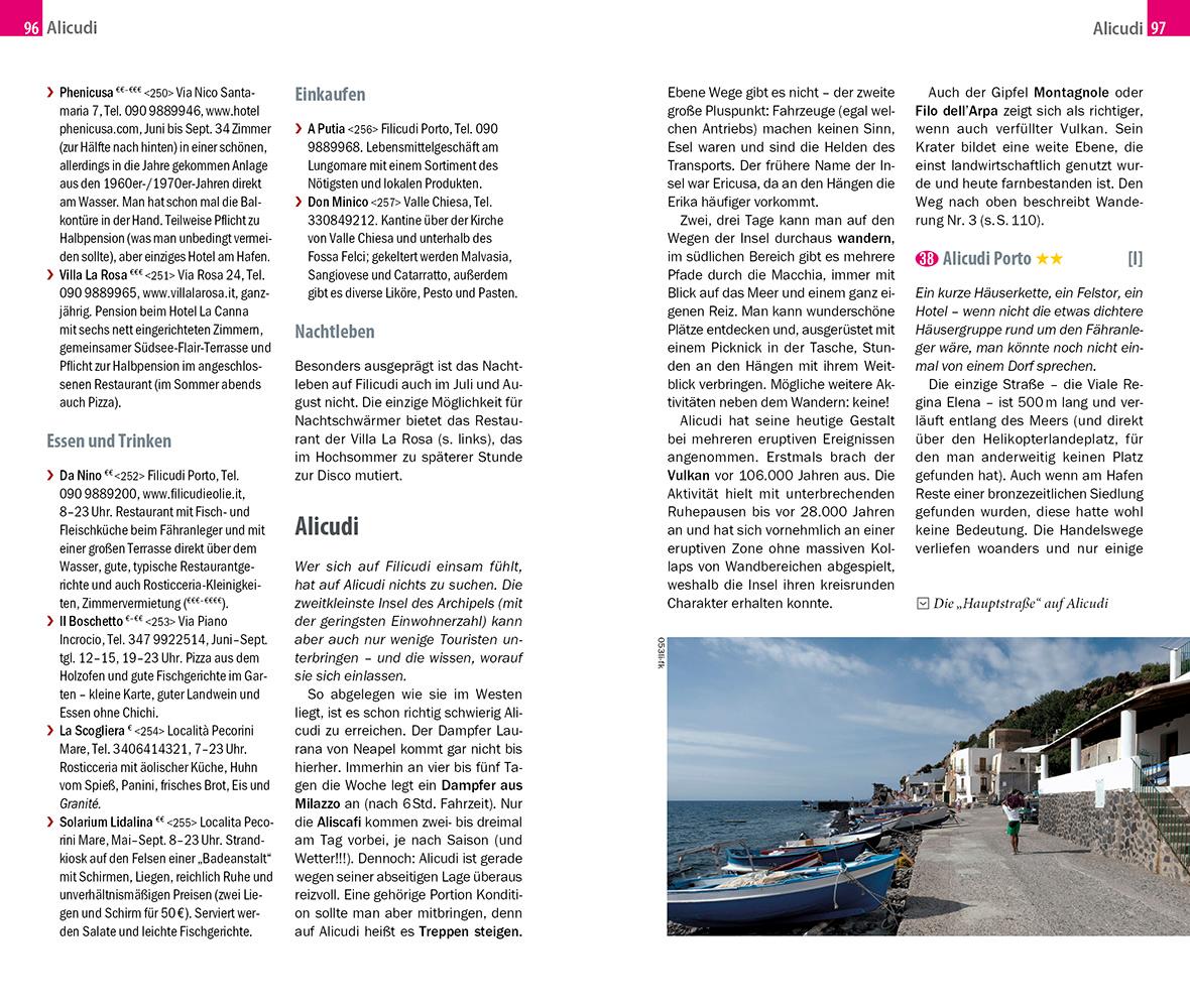 Beispielinhalt (Bild) Reise Know-How InselTrip Liparische Inseln