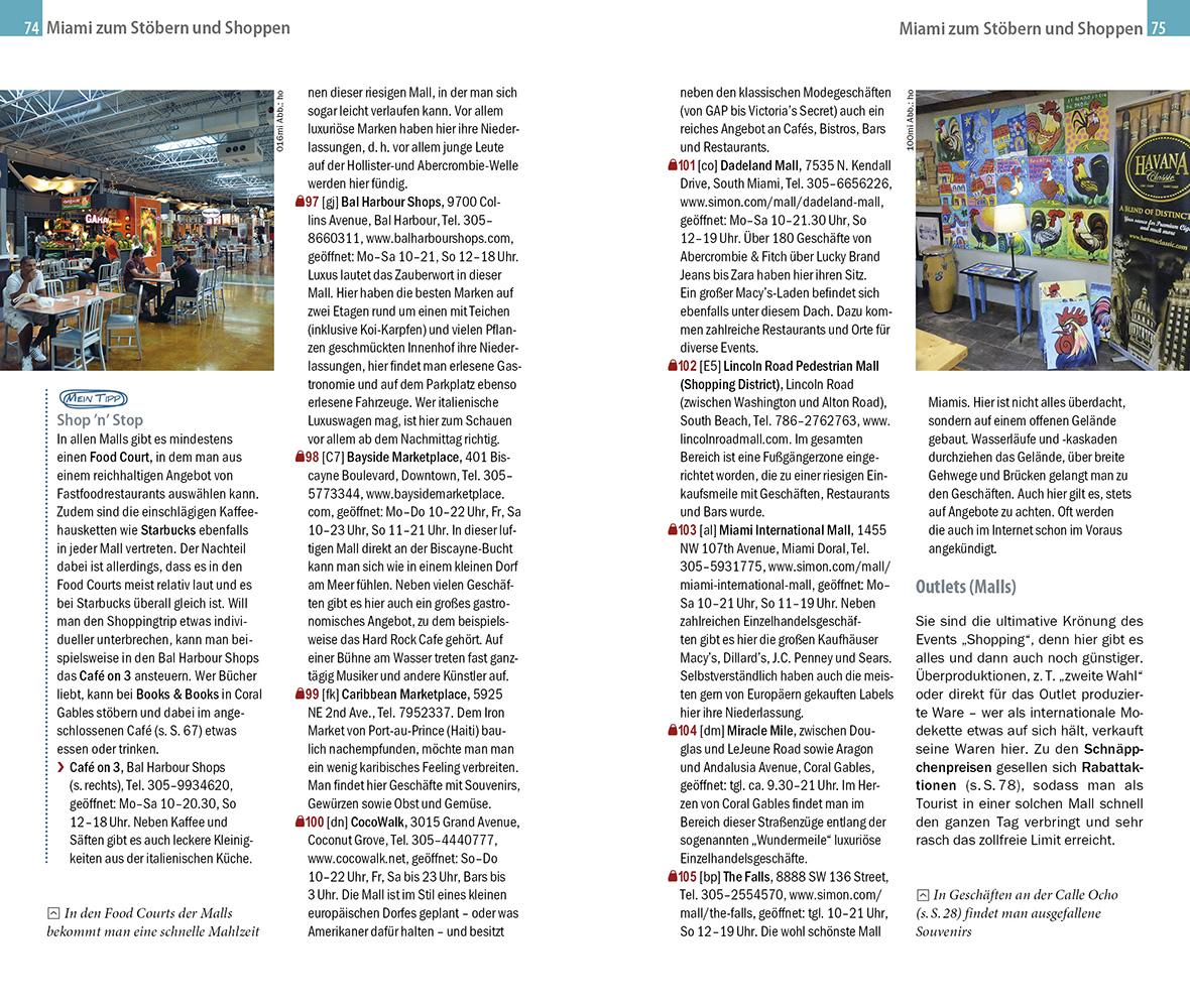 Beispielinhalt (Bild) Reise Know-How CityTrip Miami