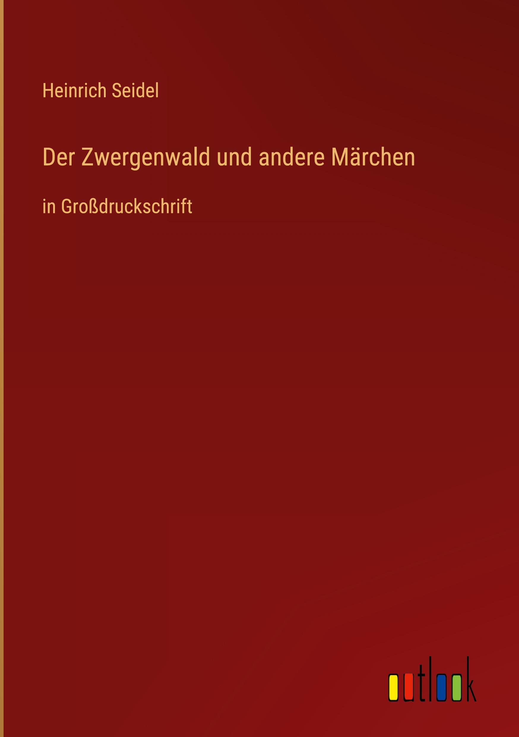 Vorderes Coverbild Der Zwergenwald und andere Märchen