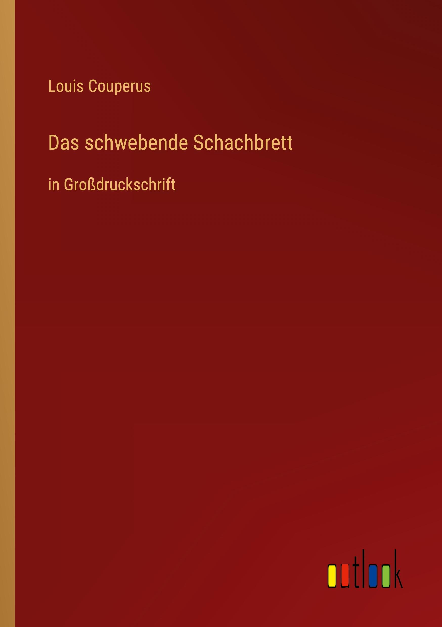 Vorderes Coverbild Das schwebende Schachbrett