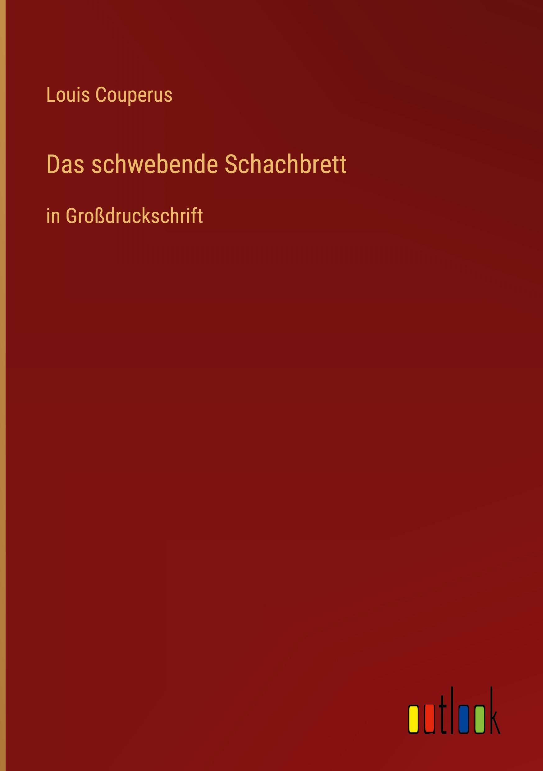 Vorderes Coverbild Das schwebende Schachbrett