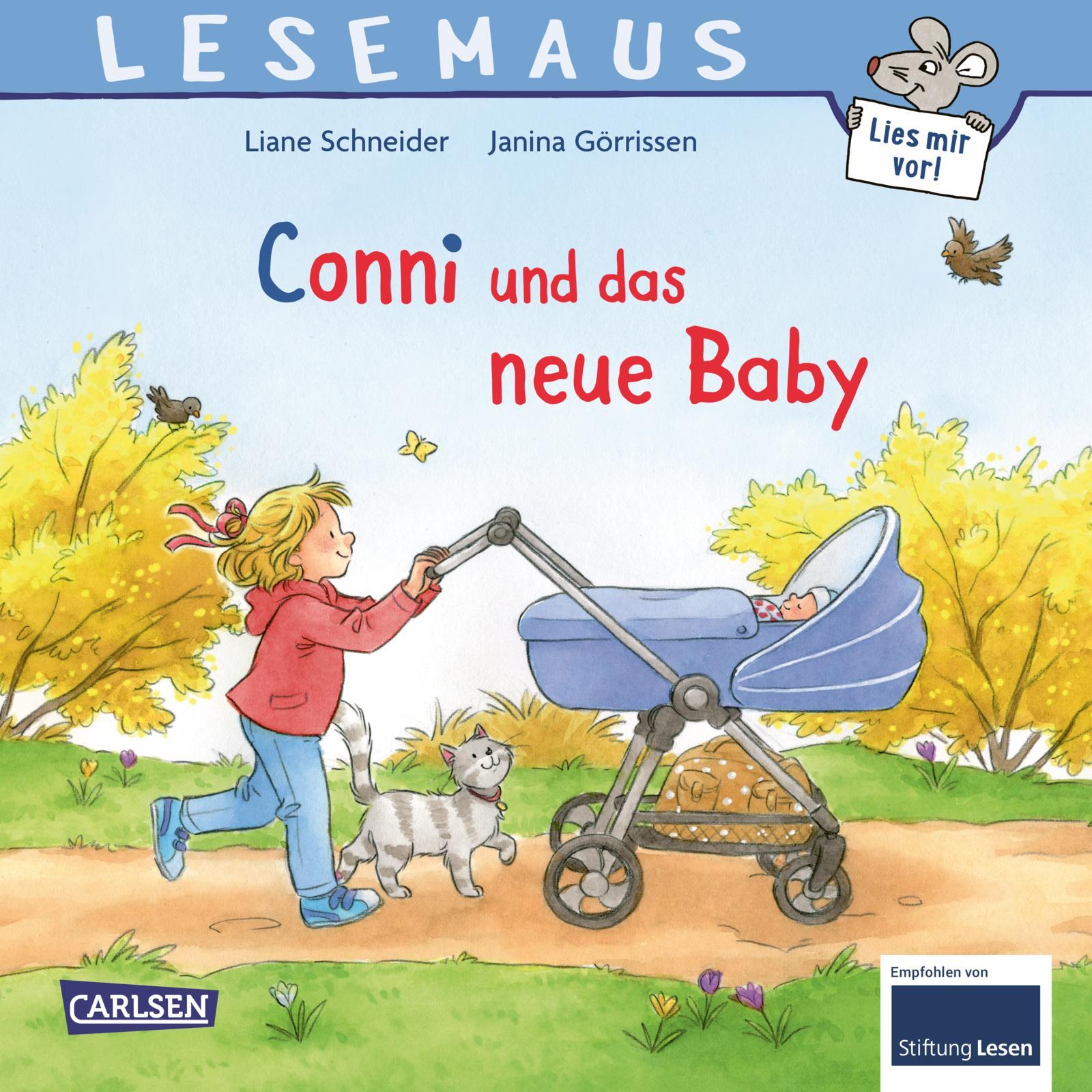 Vorderes Coverbild LESEMAUS 118: Conni und das neue Baby