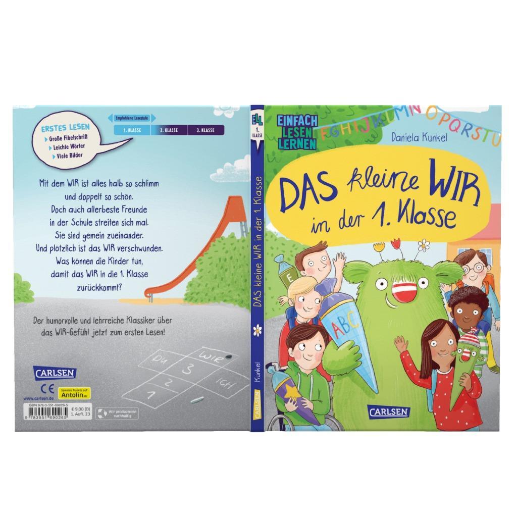 Beispielinhalt (Bild) Das kleine WIR in der 1. Klasse
