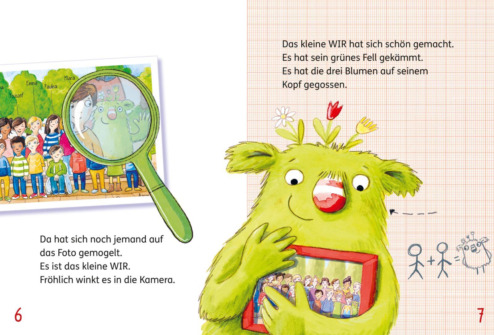 Beispielinhalt (Bild) Das kleine WIR in der 1. Klasse