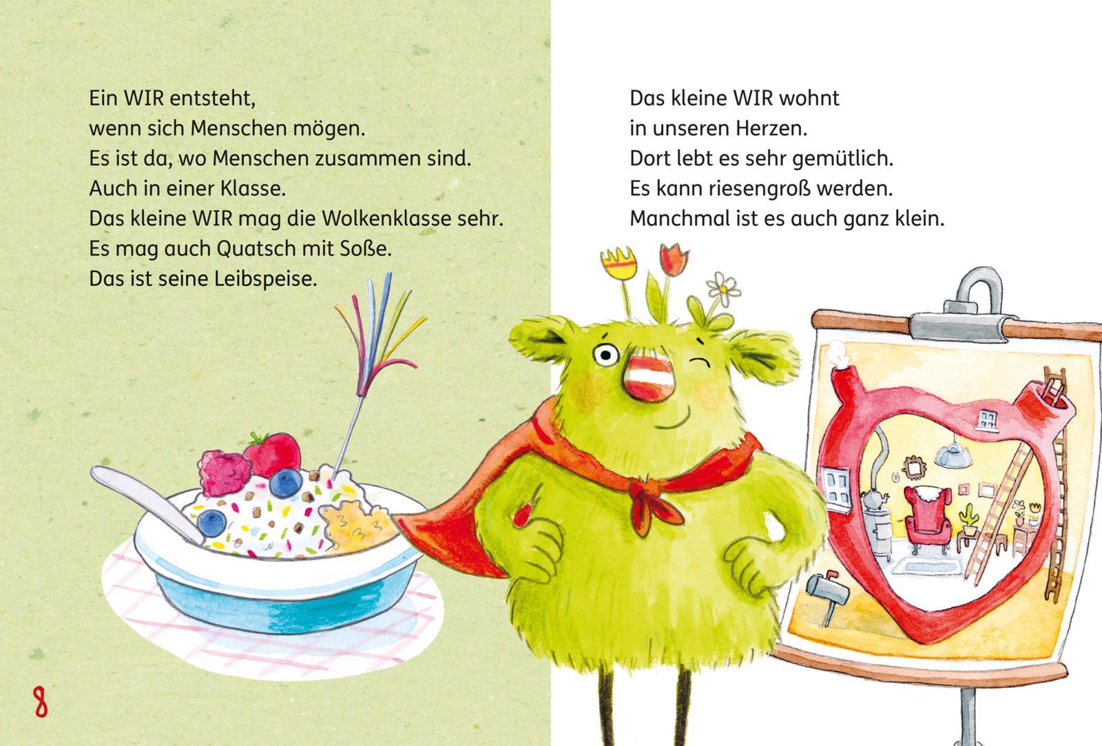 Beispielinhalt (Bild) Das kleine WIR in der 1. Klasse