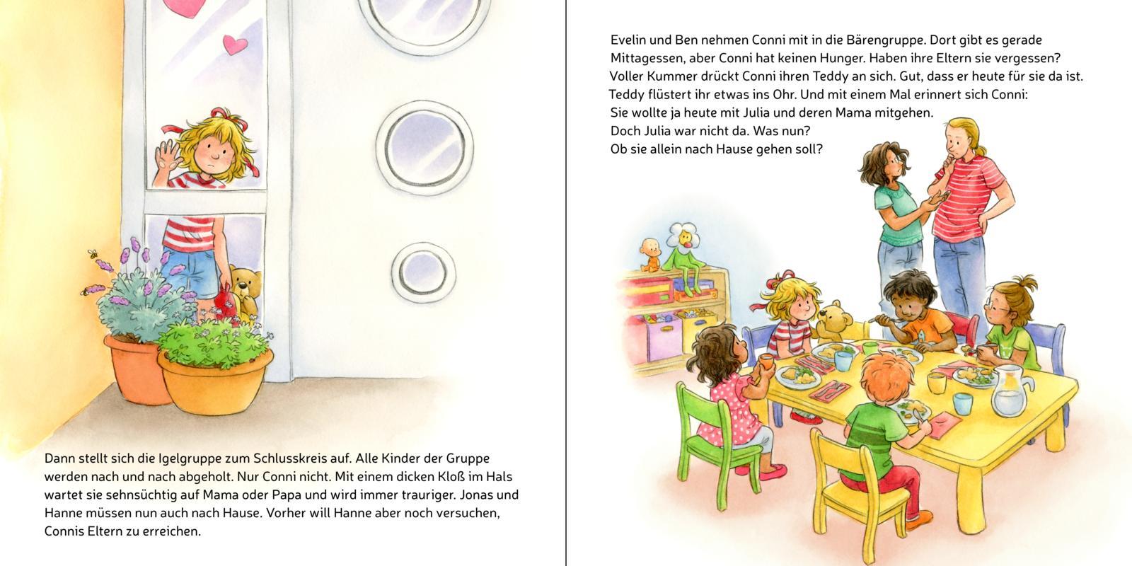Beispielinhalt (Bild) LESEMAUS 116: Conni hat Kummer