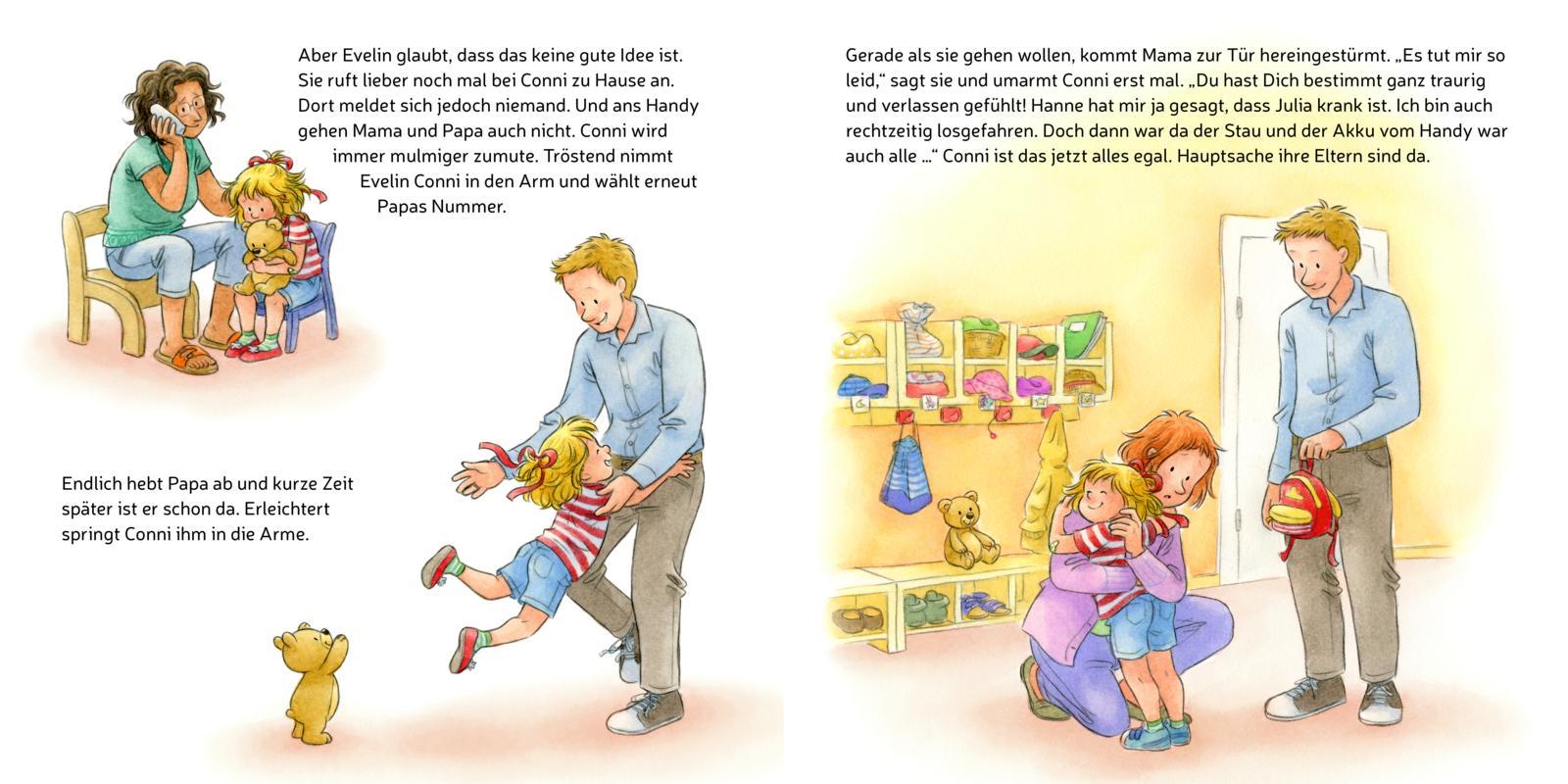 Beispielinhalt (Bild) LESEMAUS 116: Conni hat Kummer