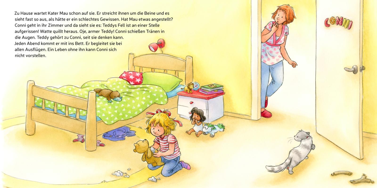 Beispielinhalt (Bild) LESEMAUS 116: Conni hat Kummer