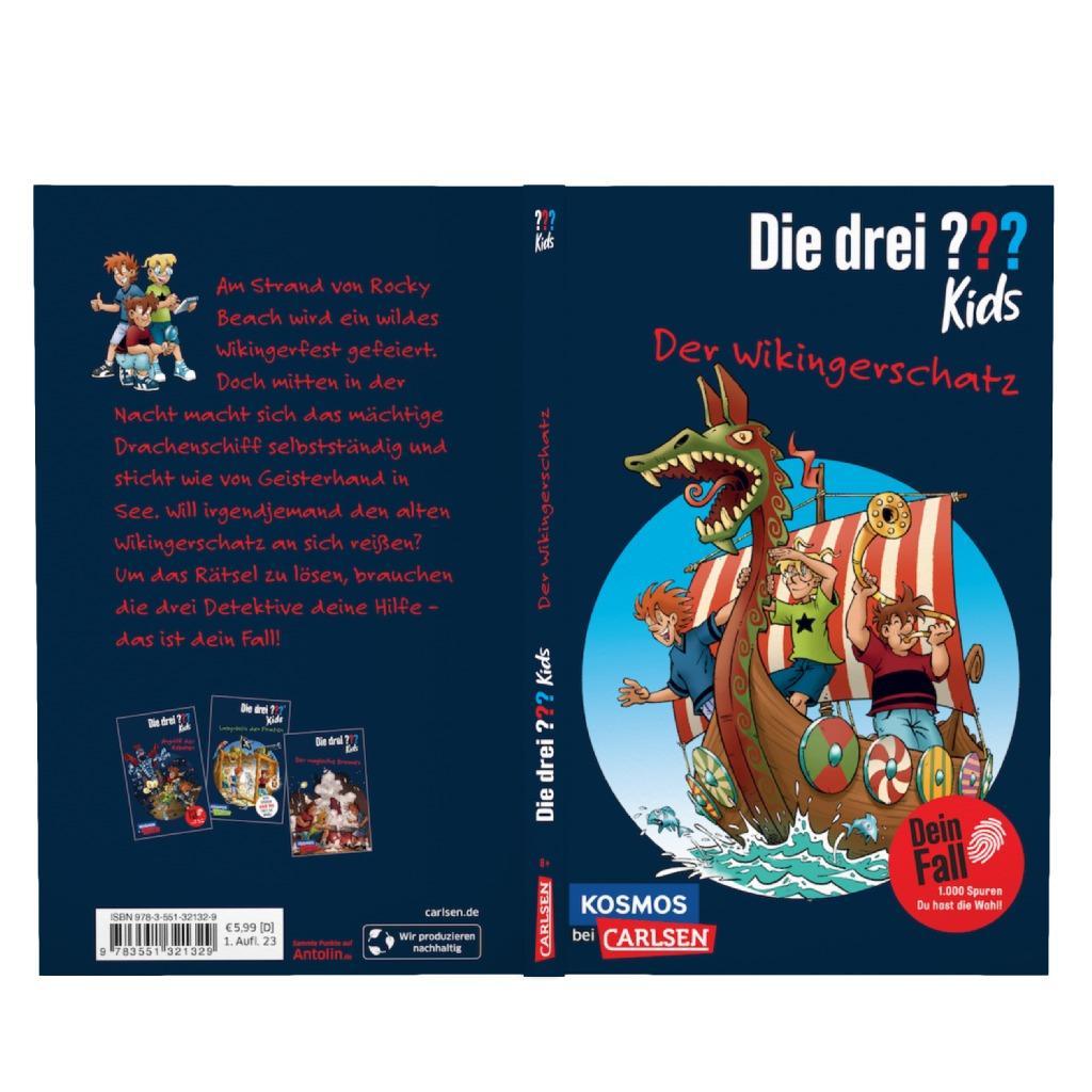 Beispielinhalt (Bild) Die drei ??? Kids Dein Fall: Der Wikingerschatz