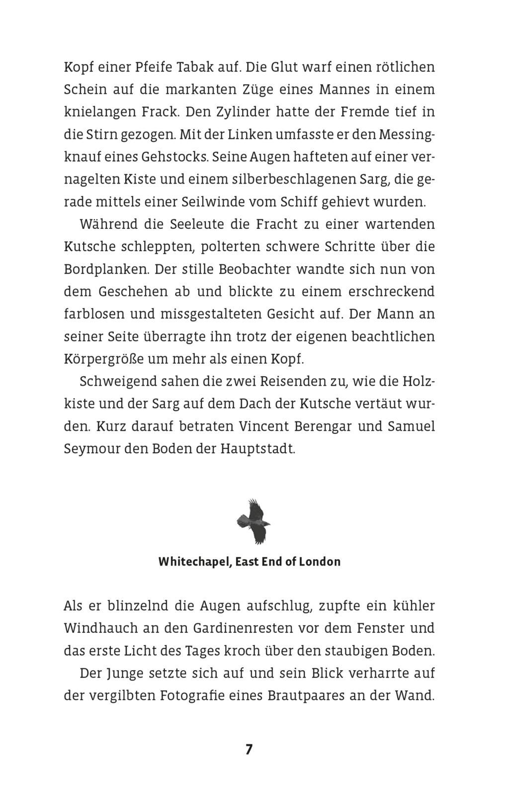 Beispielinhalt (Bild) Der letzte Rabe des Empire