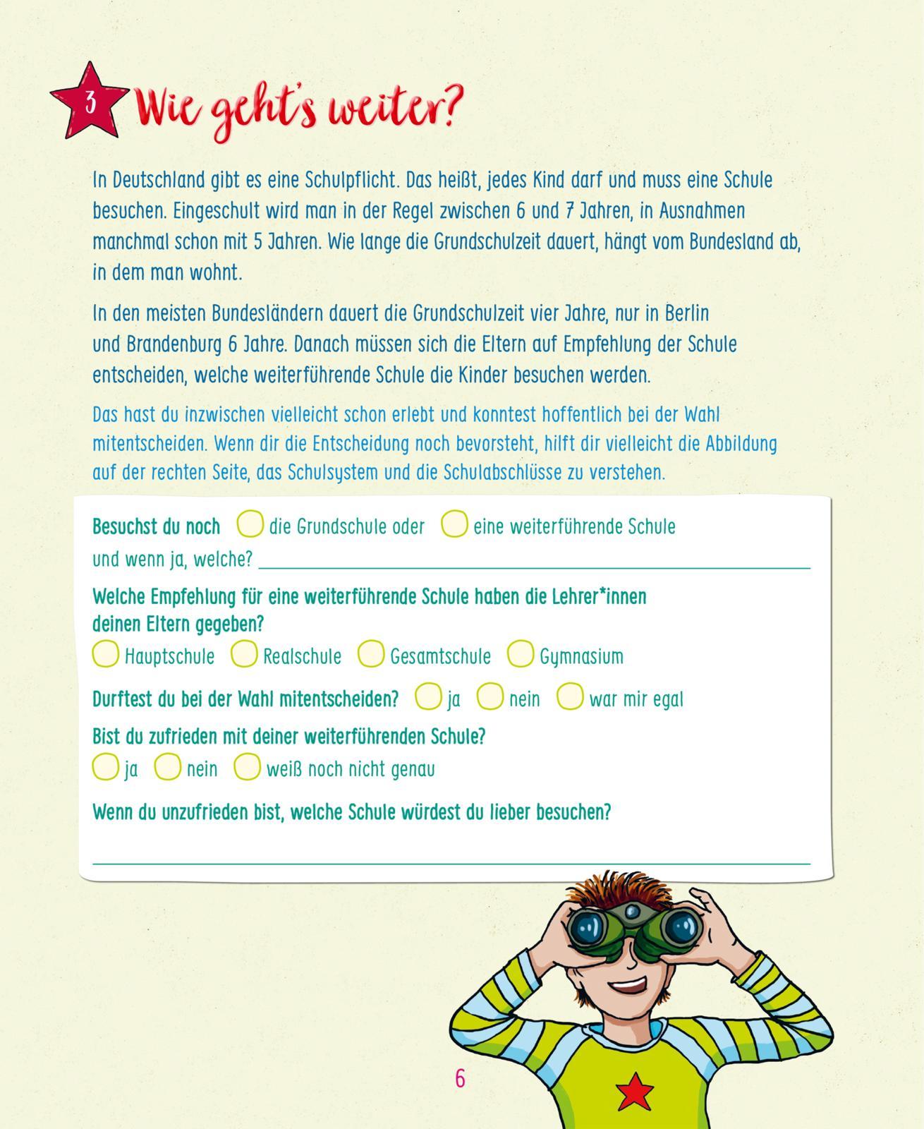 Beispielinhalt (Bild) #buch4you: Dein Schultagebuch