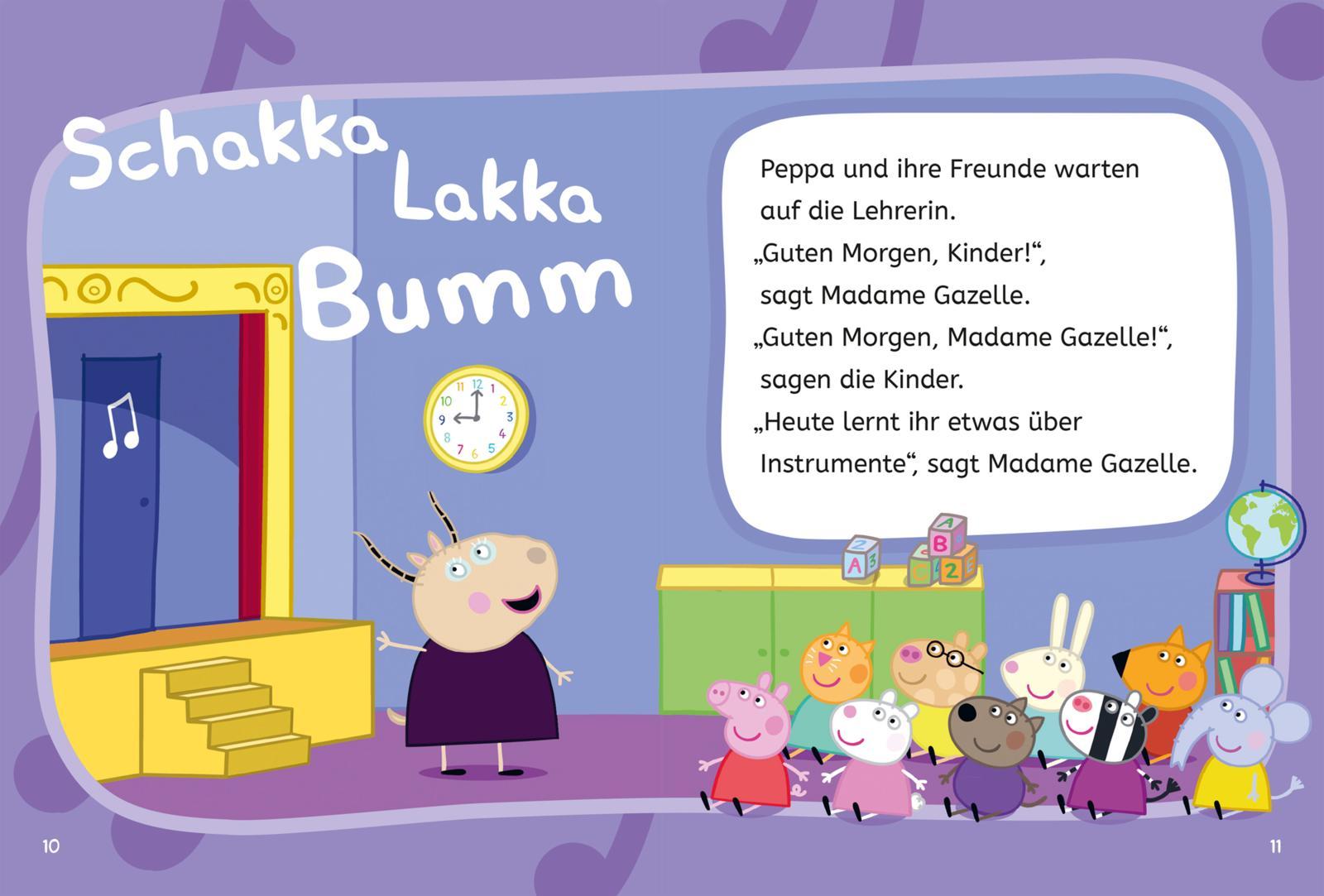 Beispielinhalt (Bild) Peppa Wutz: Schul-Geschichten mit Peppa Pig