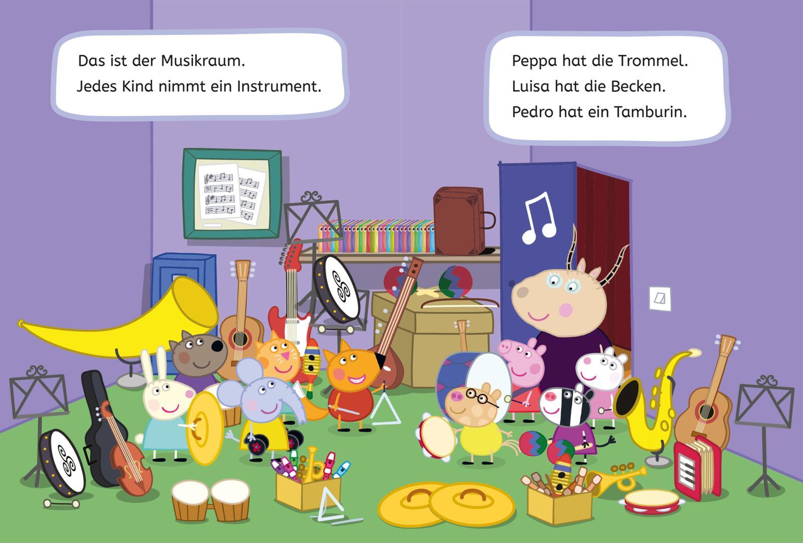 Beispielinhalt (Bild) Peppa Wutz: Schul-Geschichten mit Peppa Pig