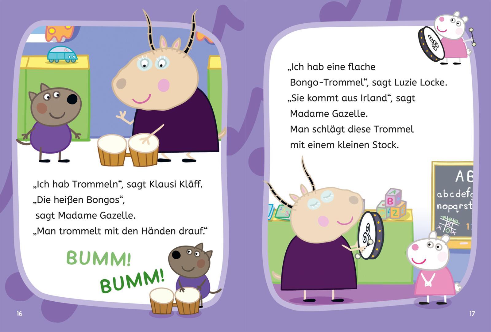 Beispielinhalt (Bild) Peppa Wutz: Schul-Geschichten mit Peppa Pig