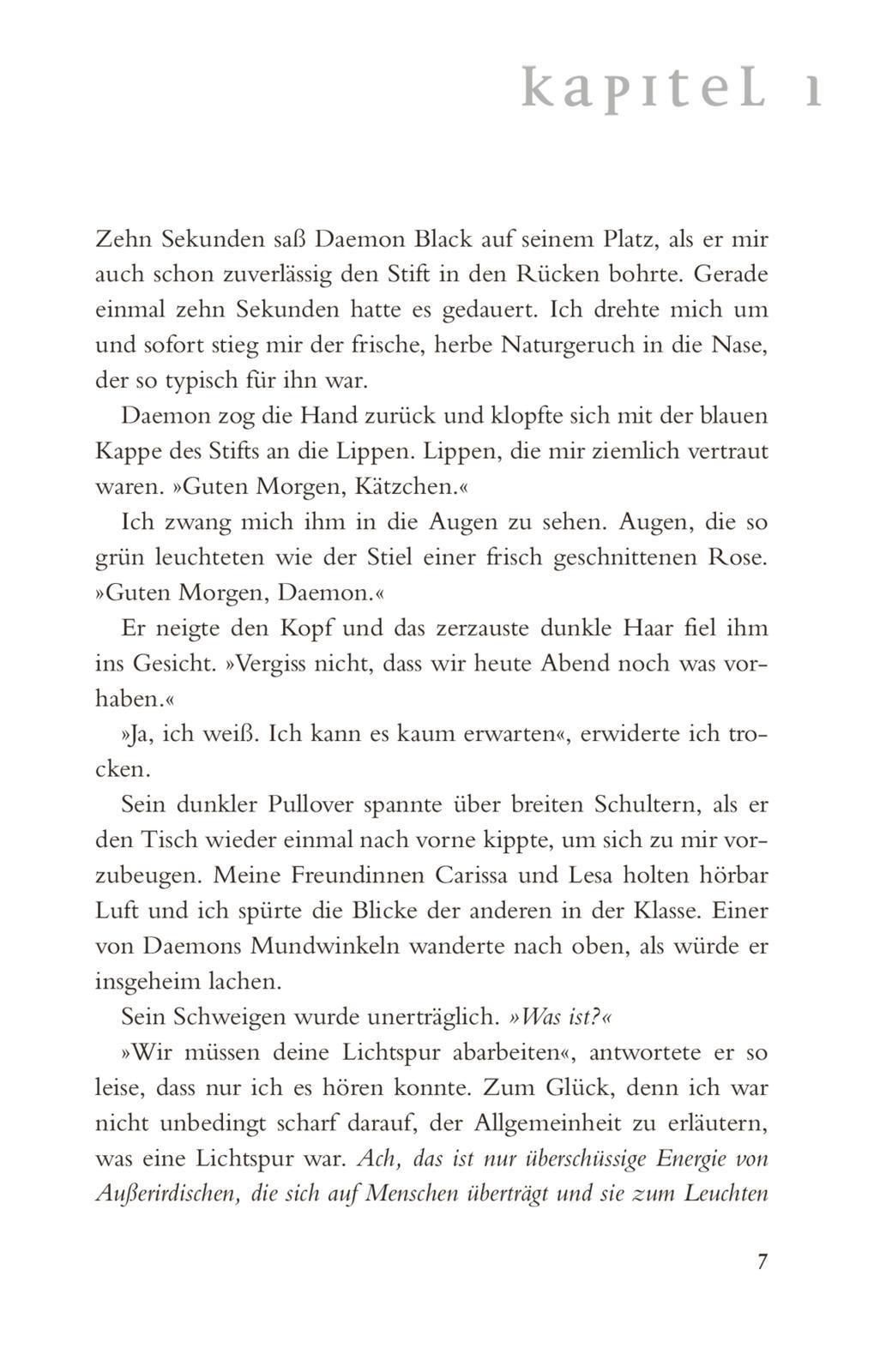 Beispielinhalt (Bild) Obsidian 2: Onyx. Schattenschimmer