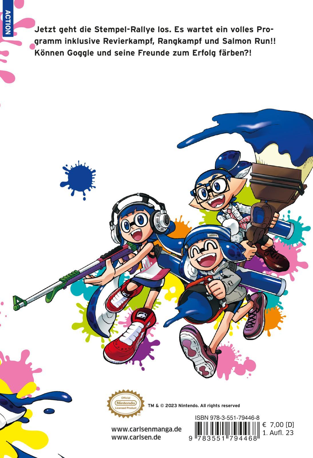 Rückseitencover Splatoon 16