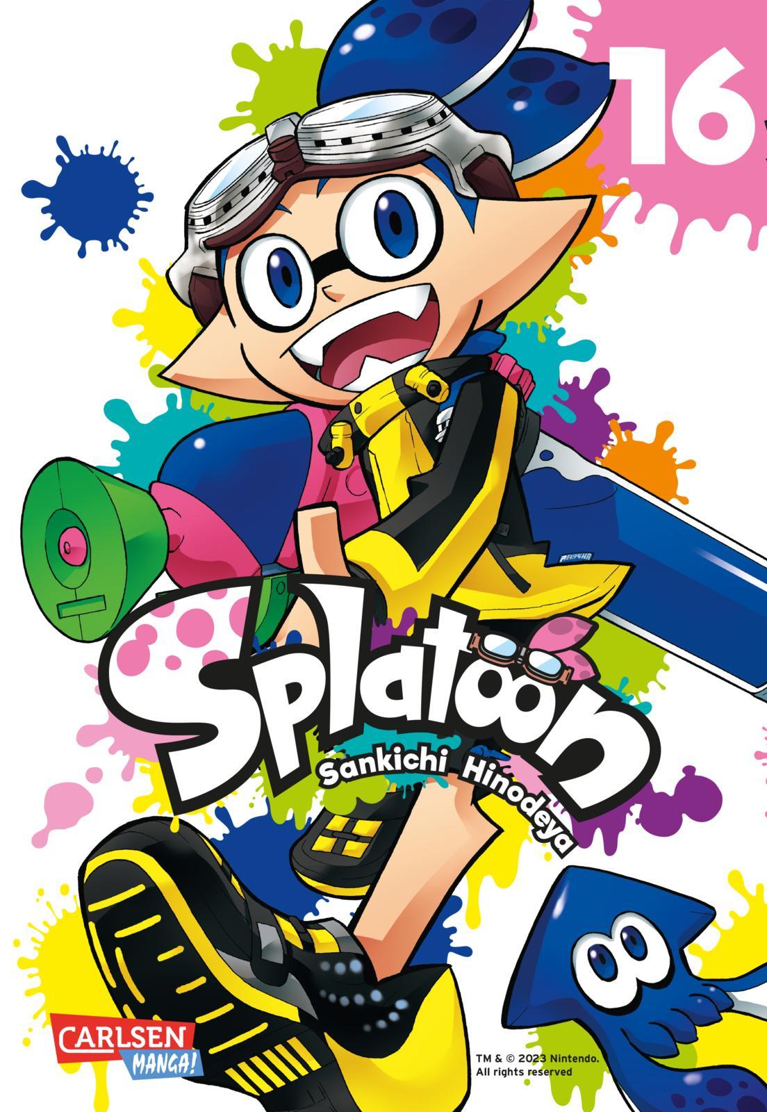 Vorderes Coverbild Splatoon 16