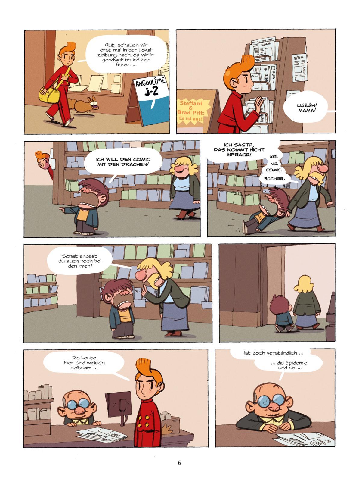 Beispielinhalt (Bild) Spirou und Fantasio Spezial 41: Spirou und das Comic-Syndrom