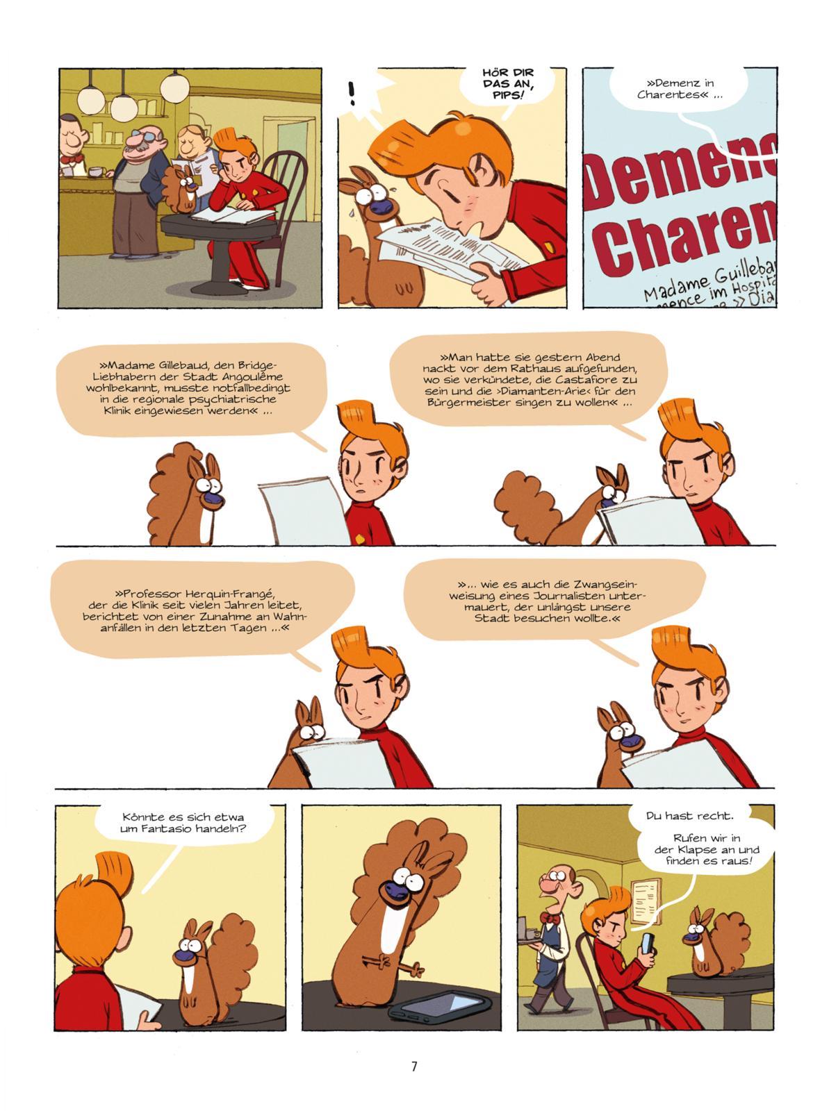 Beispielinhalt (Bild) Spirou und Fantasio Spezial 41: Spirou und das Comic-Syndrom