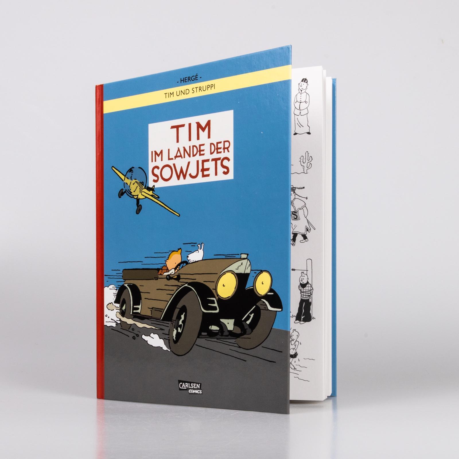 Beispielinhalt (Bild) Tim und Struppi: Tim im Lande der Sowjets - farbige Ausgabe