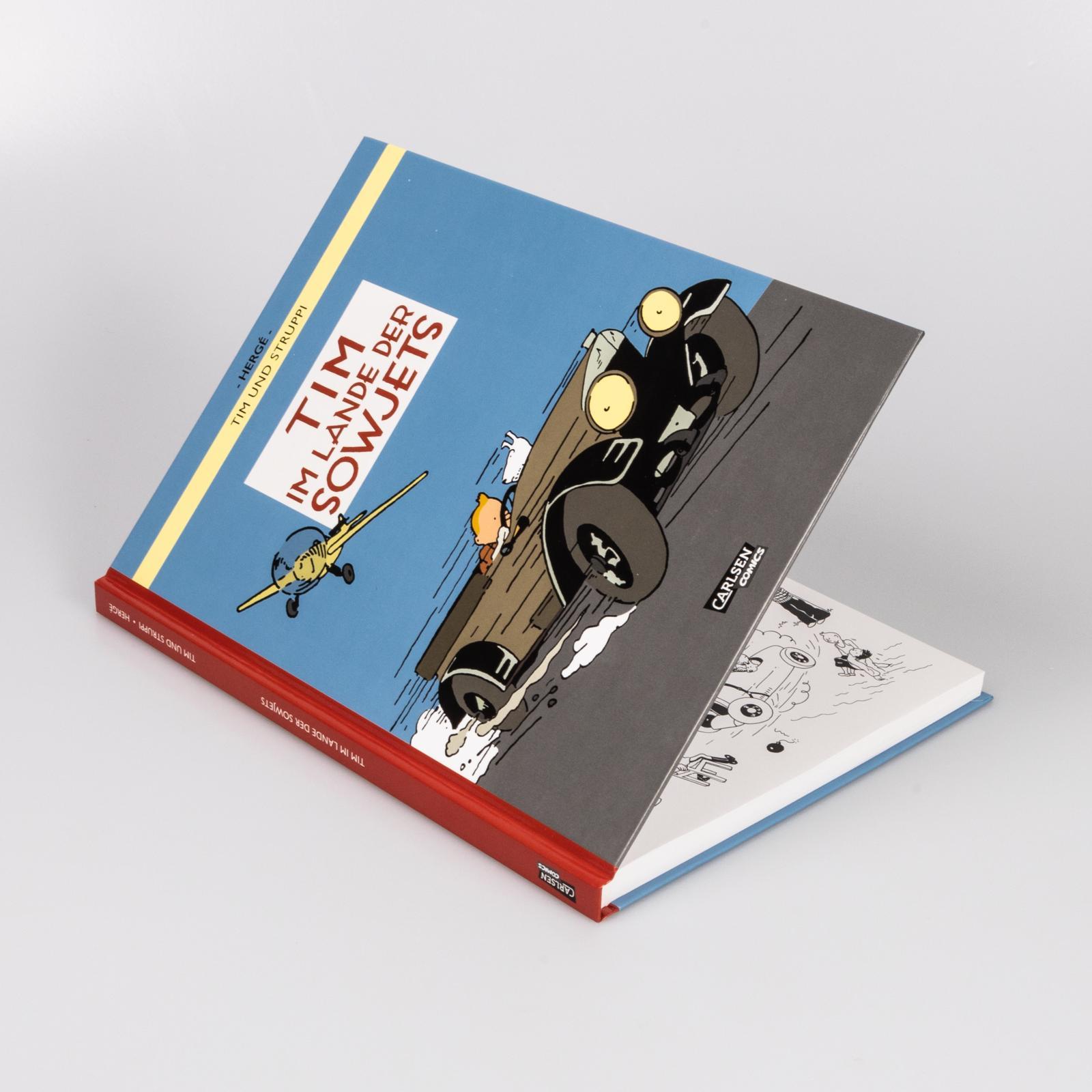 Beispielinhalt (Bild) Tim und Struppi: Tim im Lande der Sowjets - farbige Ausgabe