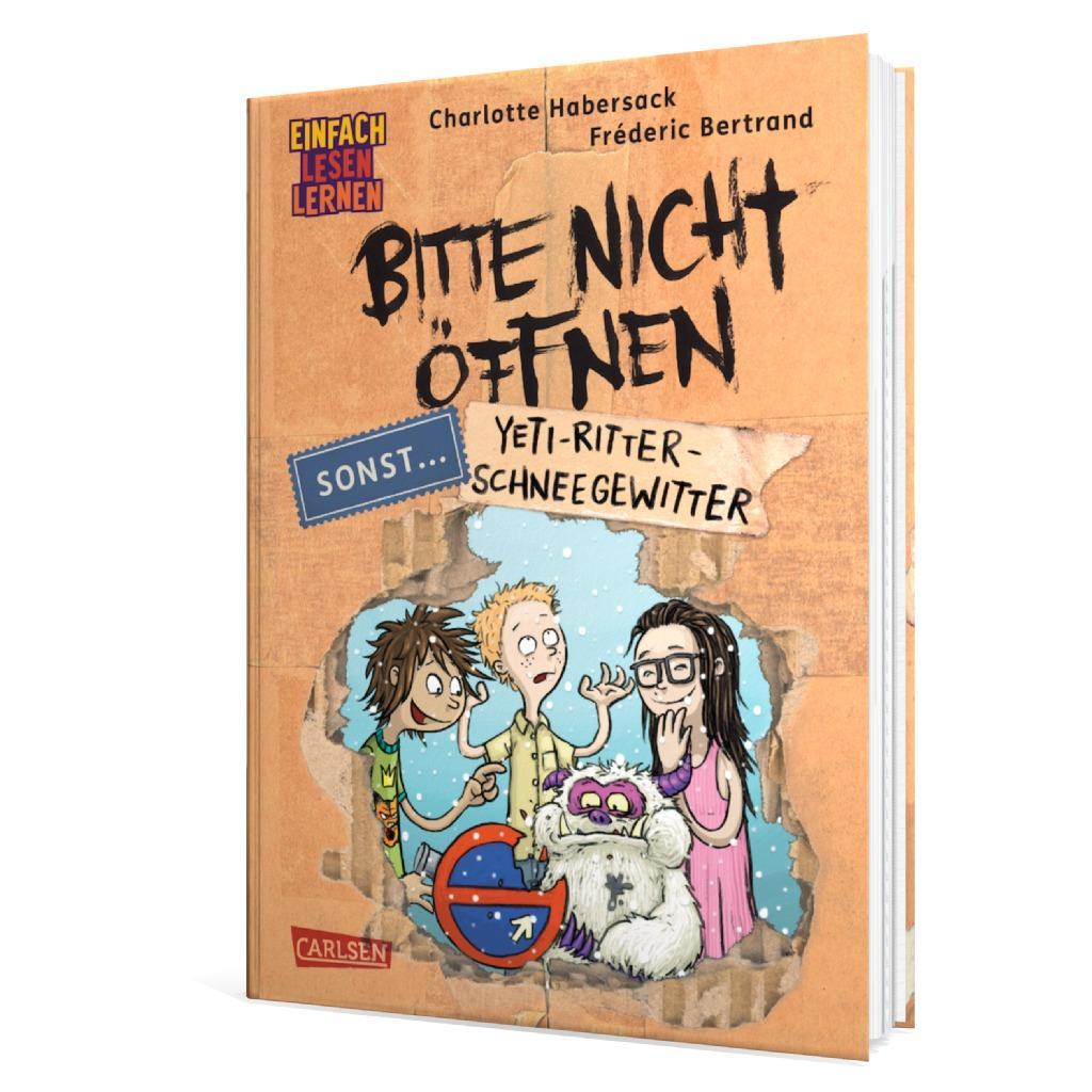 Beispielinhalt (Bild) Bitte nicht öffnen, sonst ... 1: Yeti-Ritter-Schneegewitter