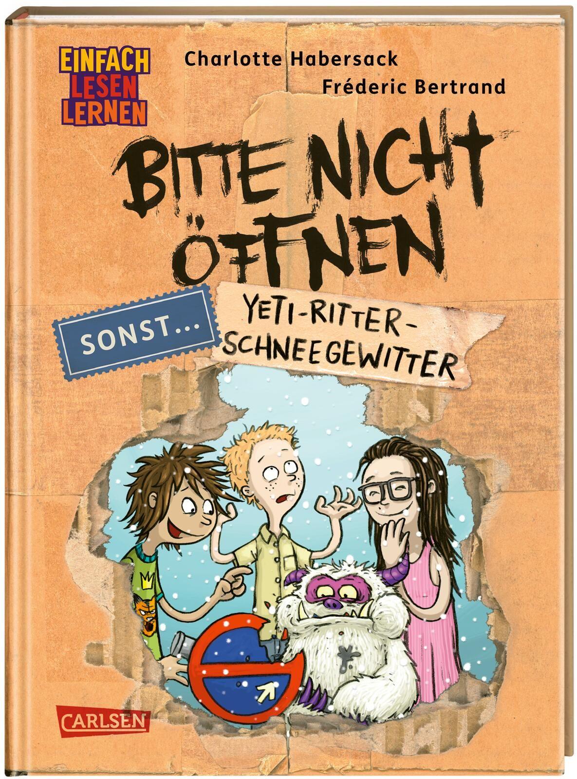 Vorderes Coverbild Bitte nicht öffnen, sonst ... 1: Yeti-Ritter-Schneegewitter