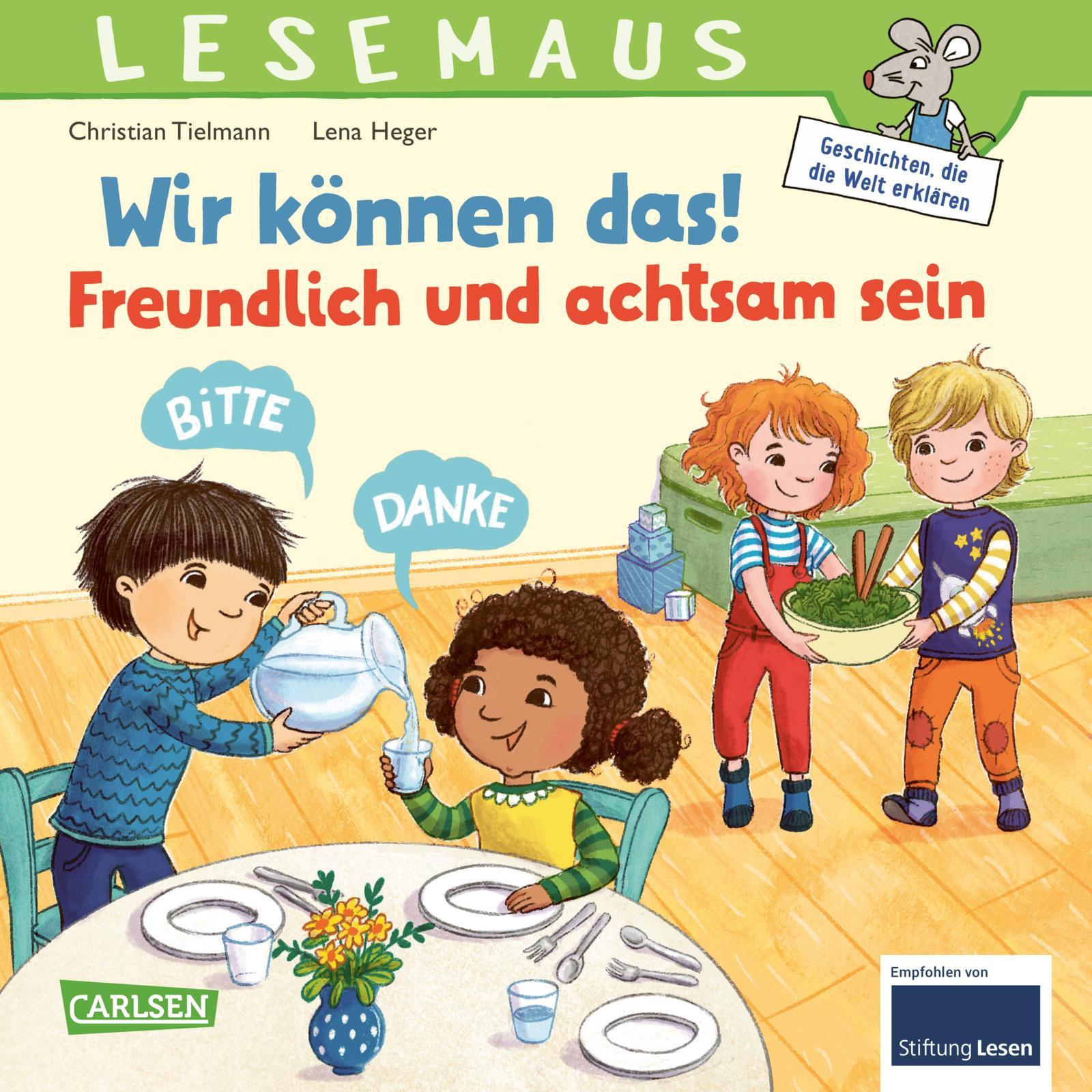 Vorderes Coverbild LESEMAUS 128: Wir können das! Freundlich und achtsam sein