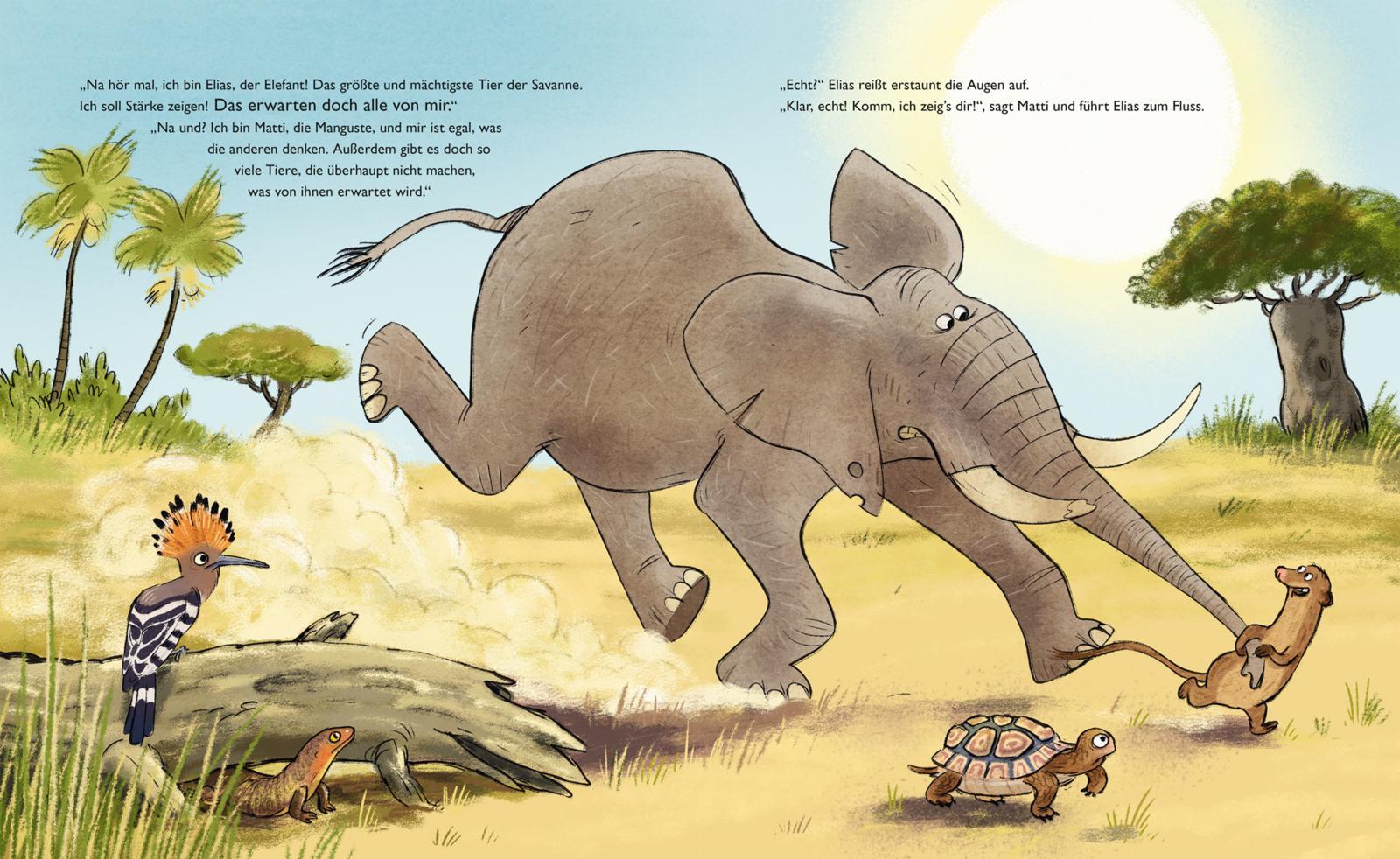 Beispielinhalt (Bild) Elefanten weinen nicht